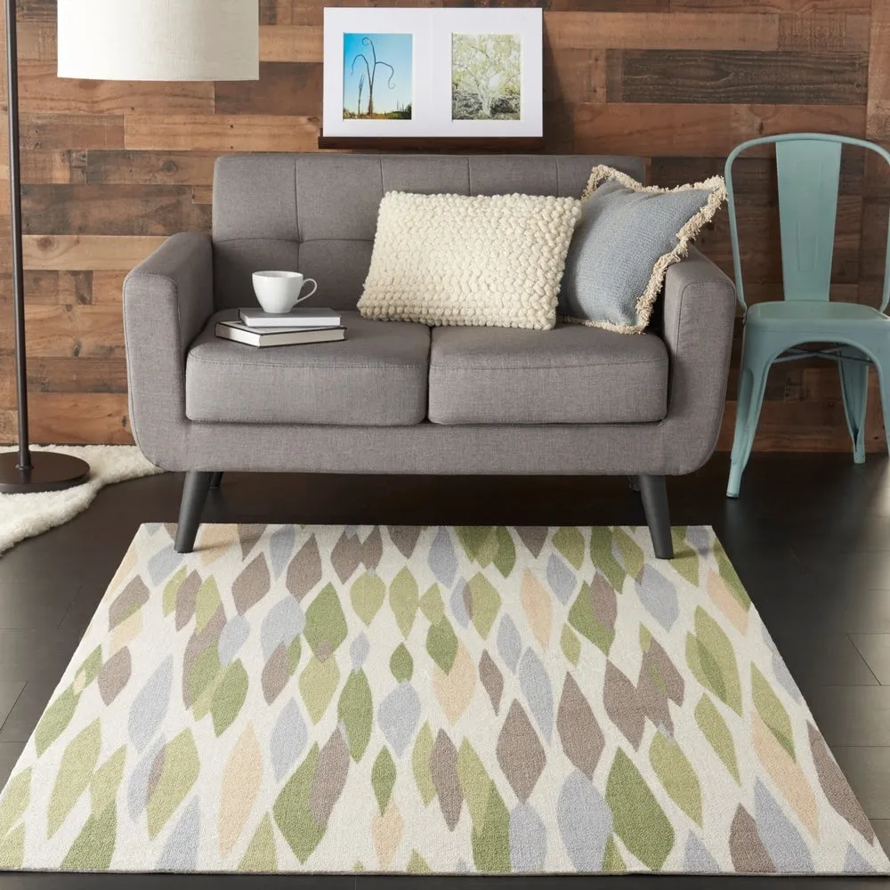 Waverly Sun N' Shade Modern Abstract Indoor Outdoor Area Rug