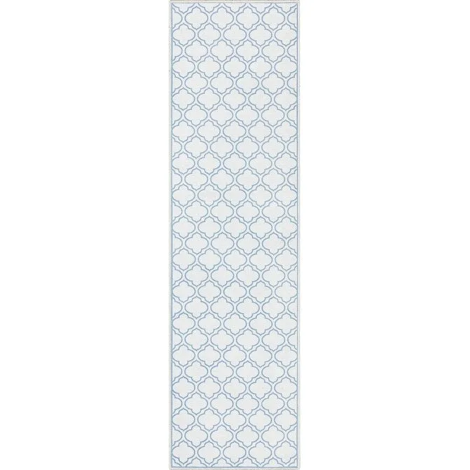 Well Woven Apollo Lattice Moroccan Machine Washable Area Rug