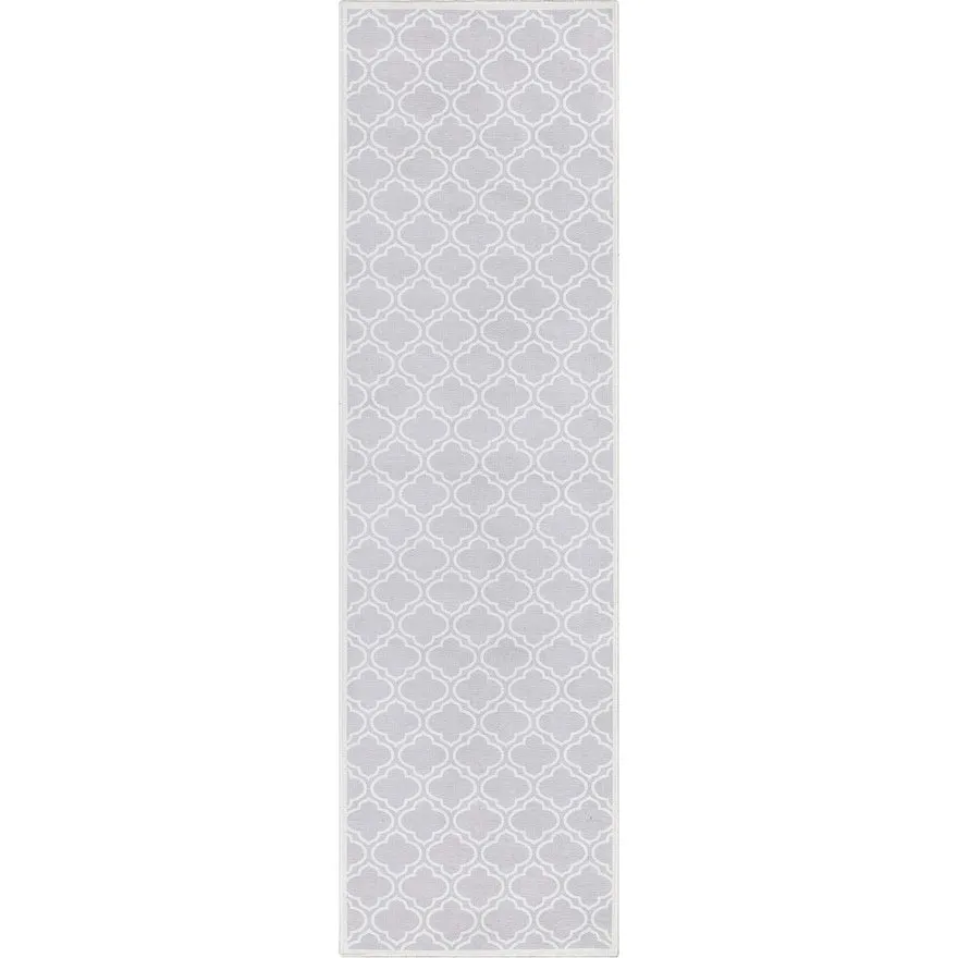 Well Woven Apollo Lattice Moroccan Machine Washable Area Rug
