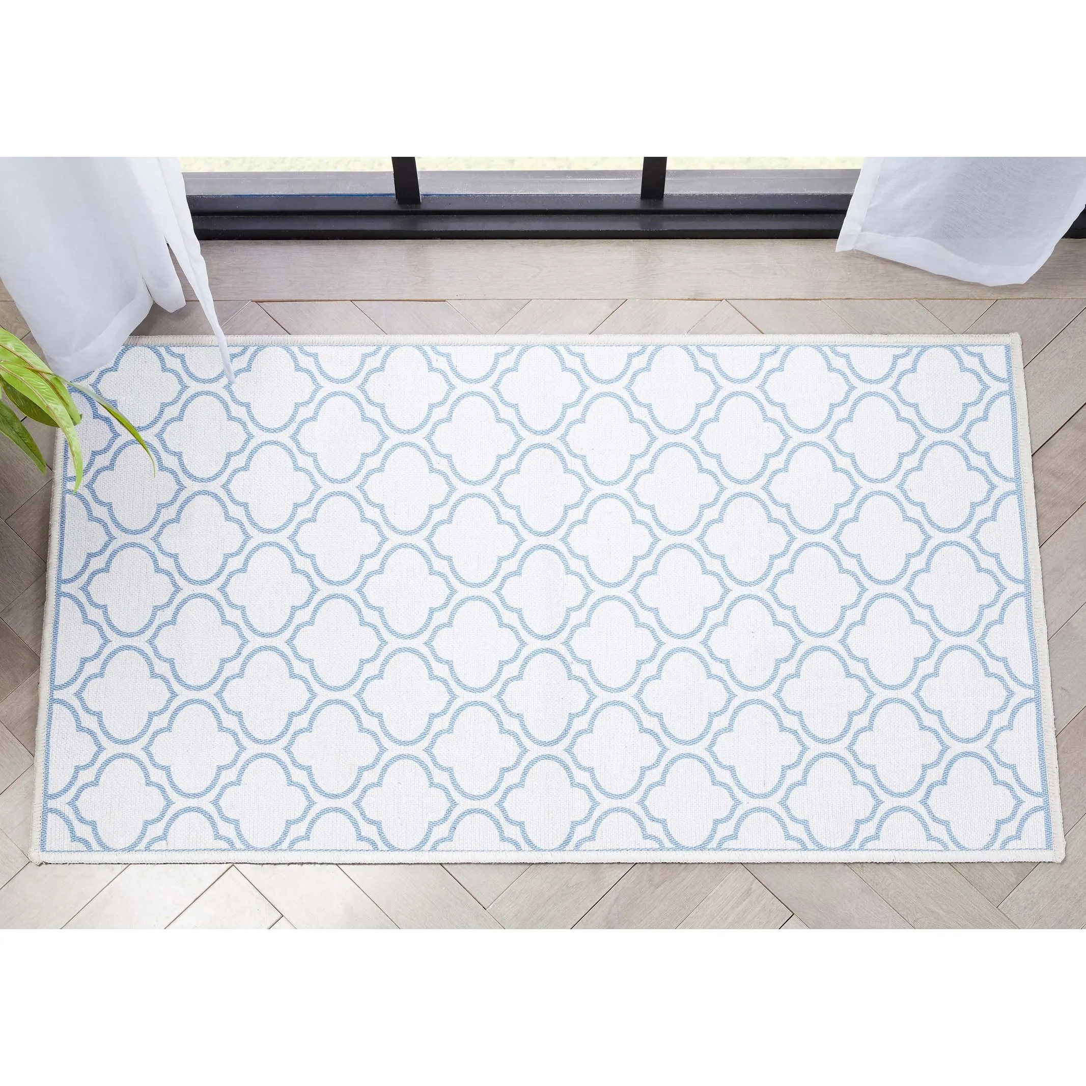 Well Woven Apollo Lattice Moroccan Machine Washable Area Rug