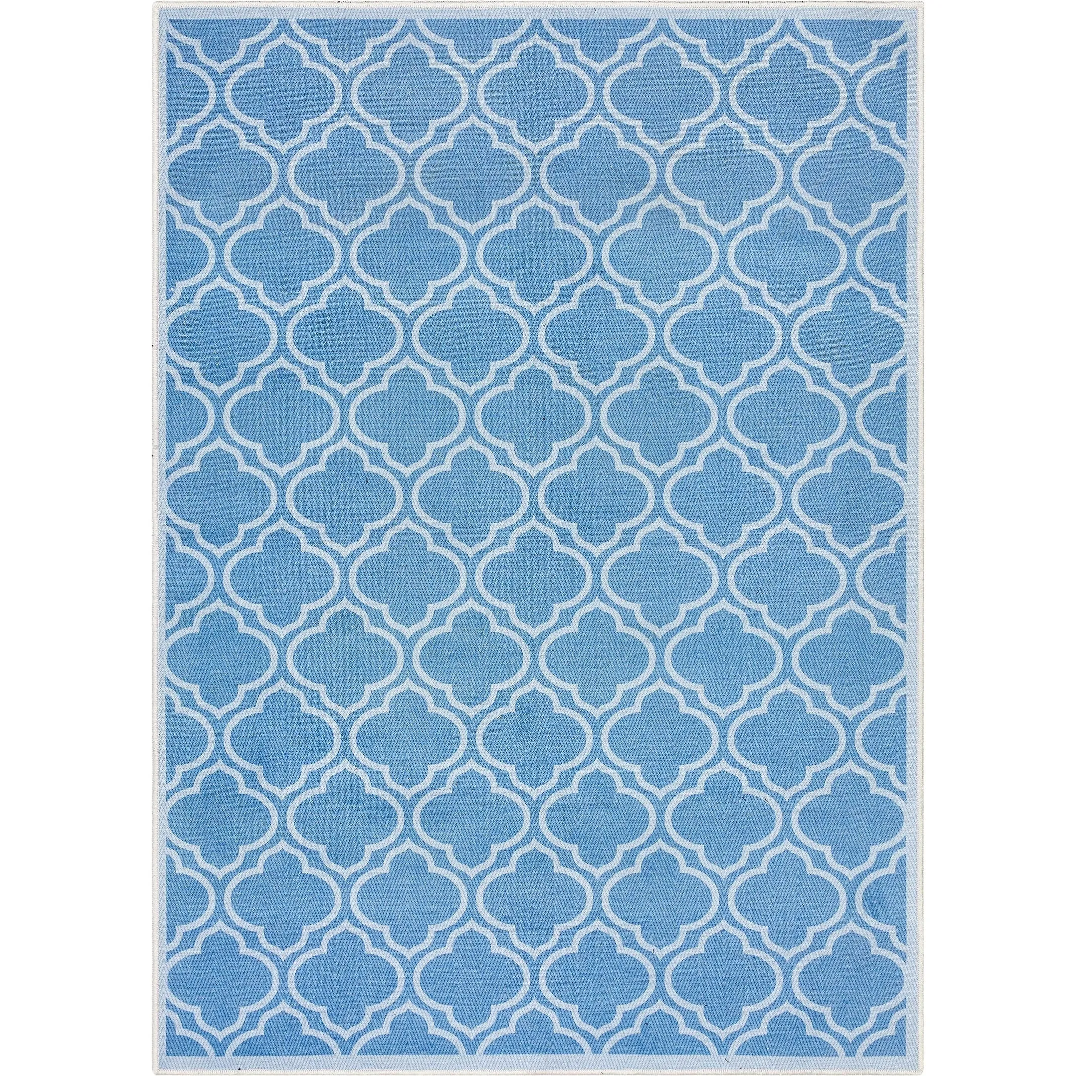 Well Woven Apollo Lattice Moroccan Machine Washable Area Rug