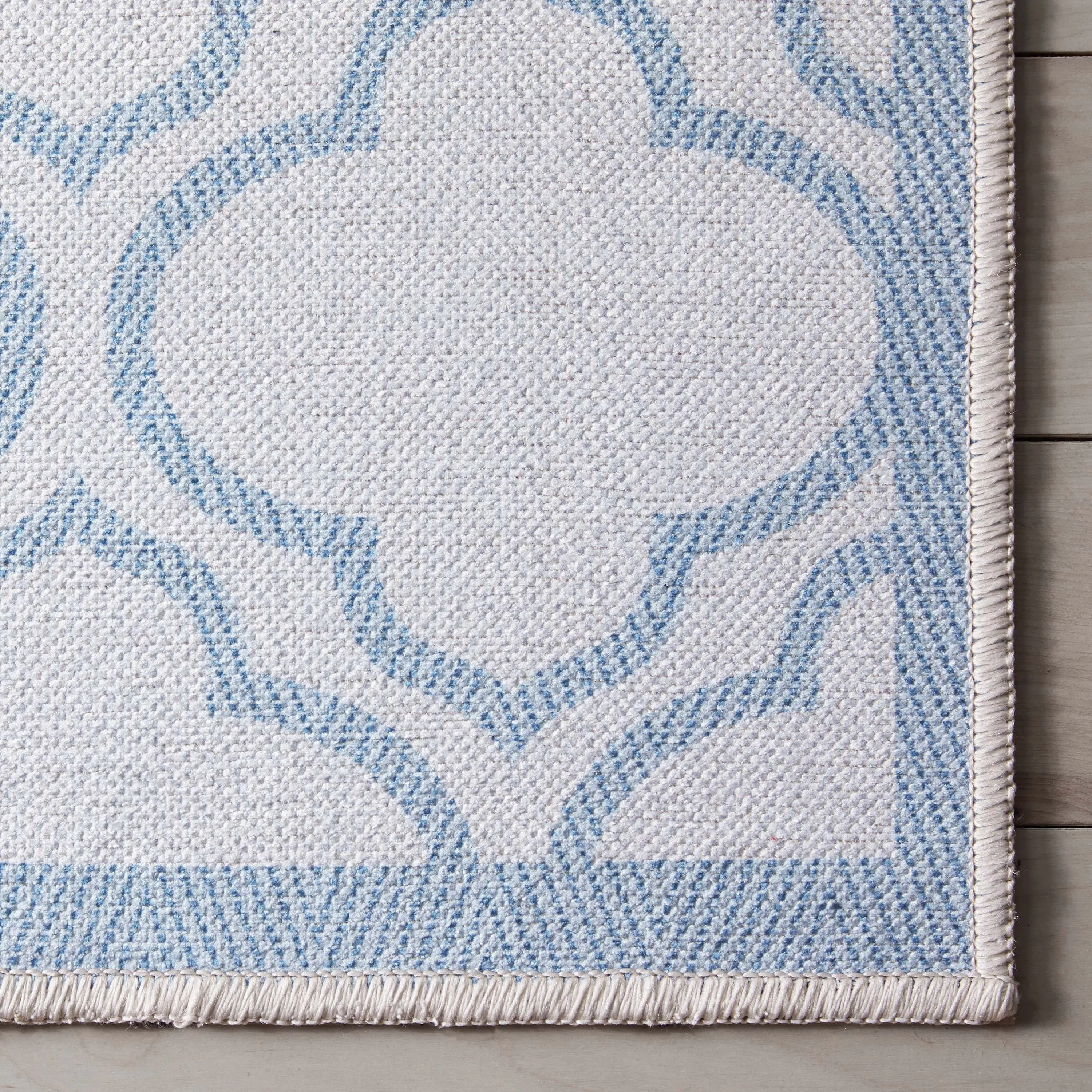 Well Woven Apollo Lattice Moroccan Machine Washable Area Rug