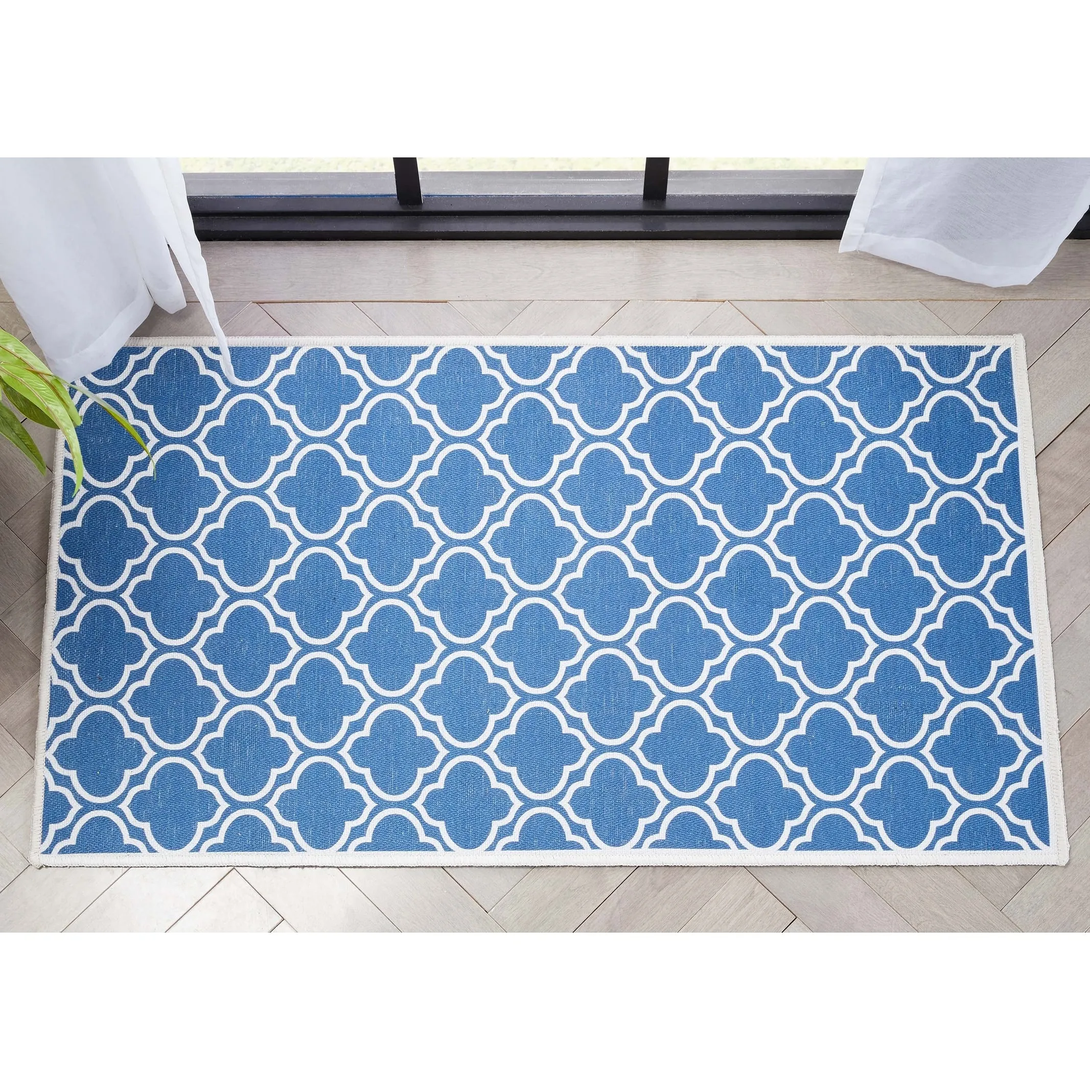 Well Woven Apollo Lattice Moroccan Machine Washable Area Rug