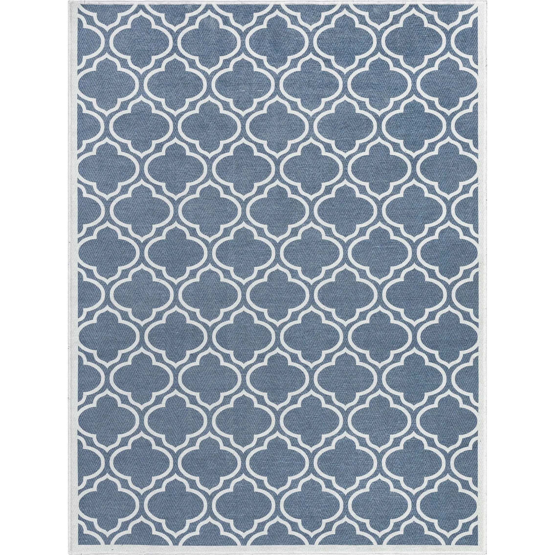 Well Woven Apollo Lattice Moroccan Machine Washable Area Rug