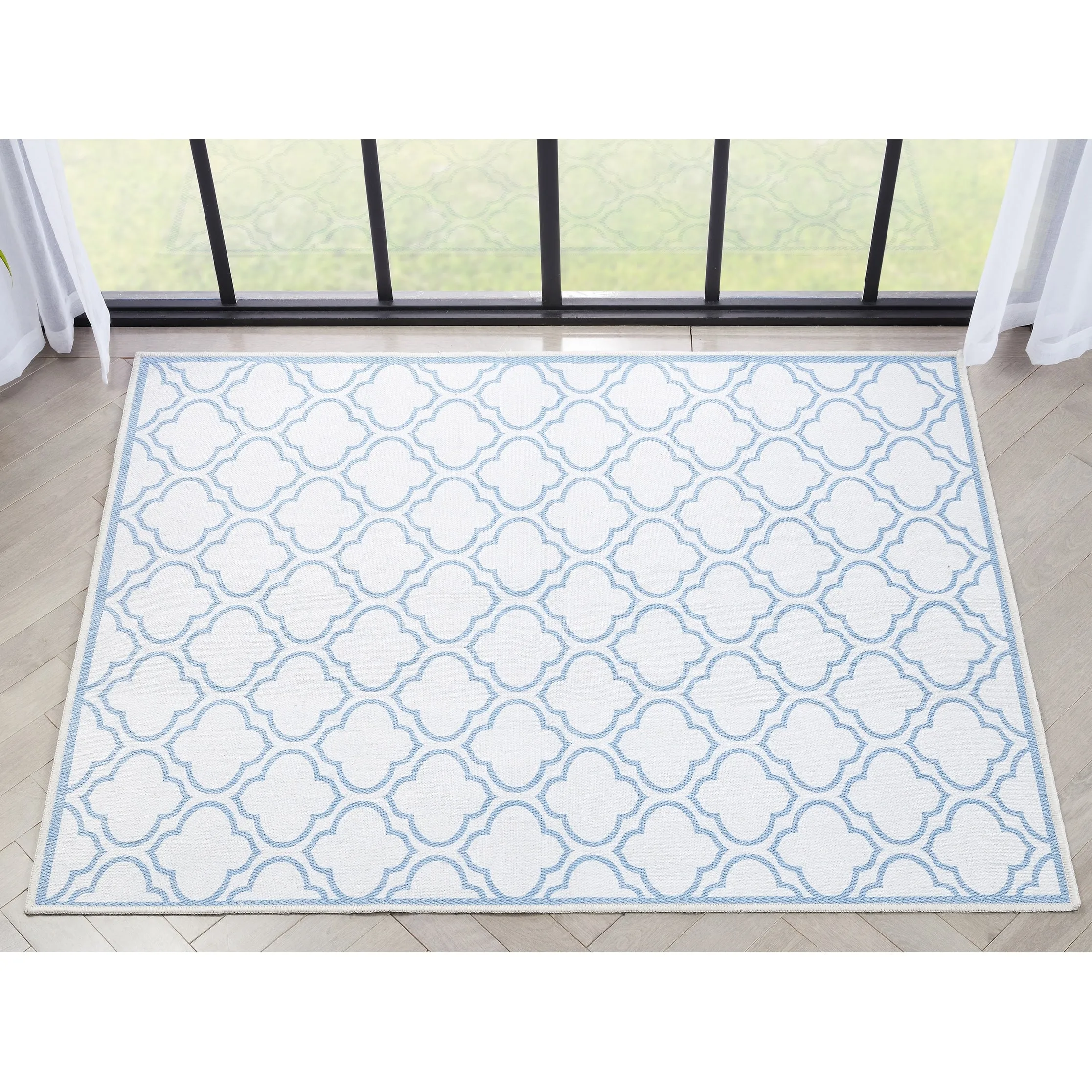 Well Woven Apollo Lattice Moroccan Machine Washable Area Rug