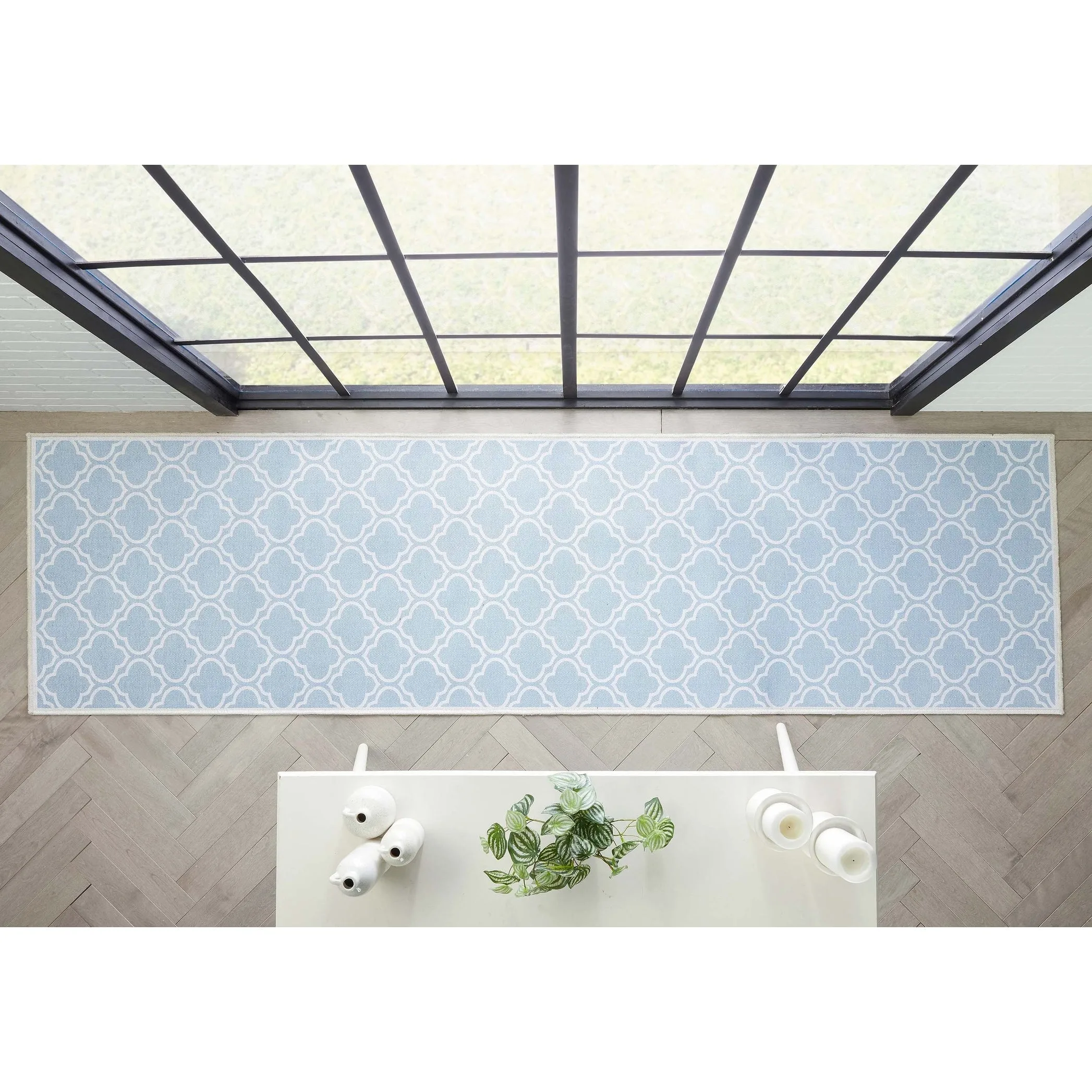 Well Woven Apollo Lattice Moroccan Machine Washable Area Rug