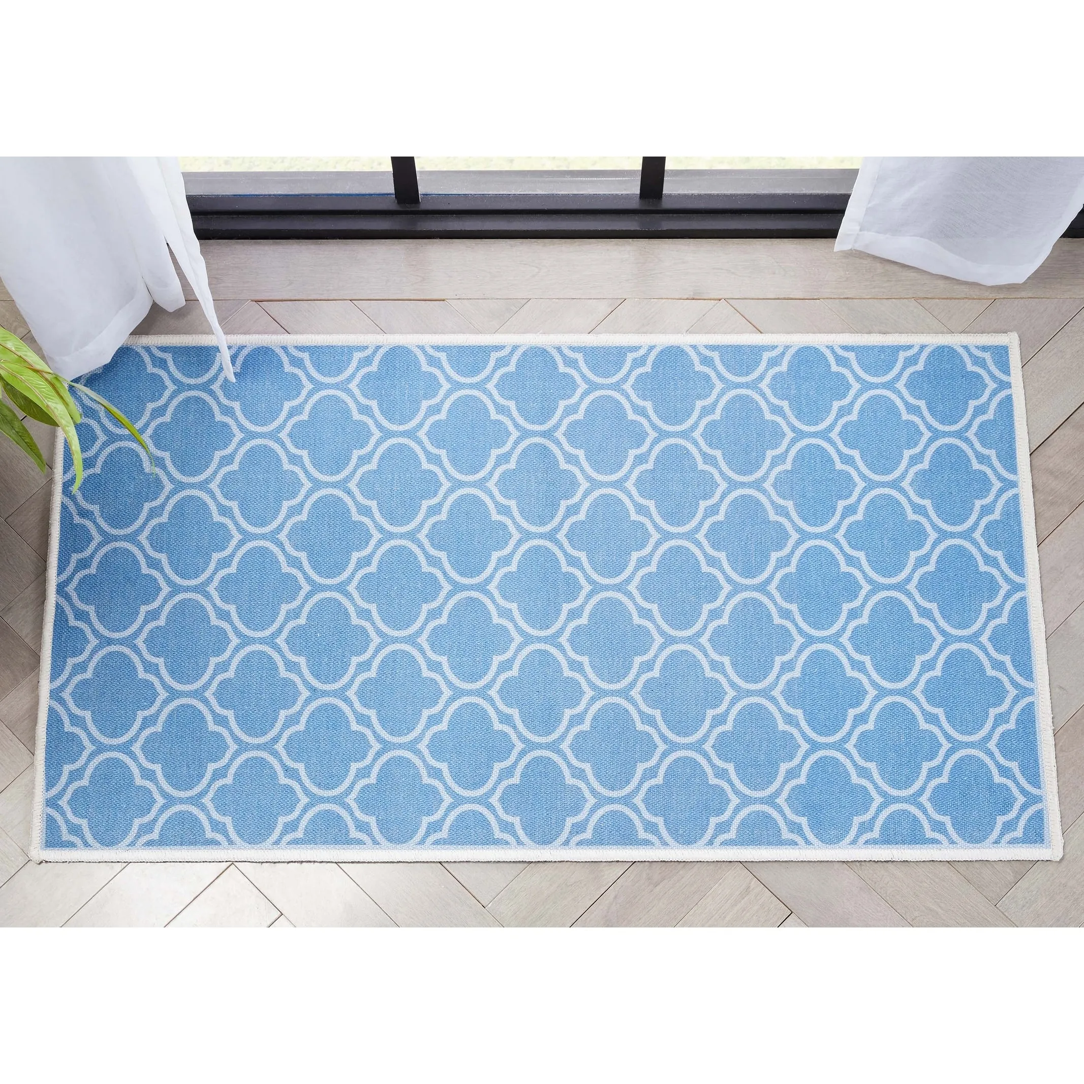 Well Woven Apollo Lattice Moroccan Machine Washable Area Rug