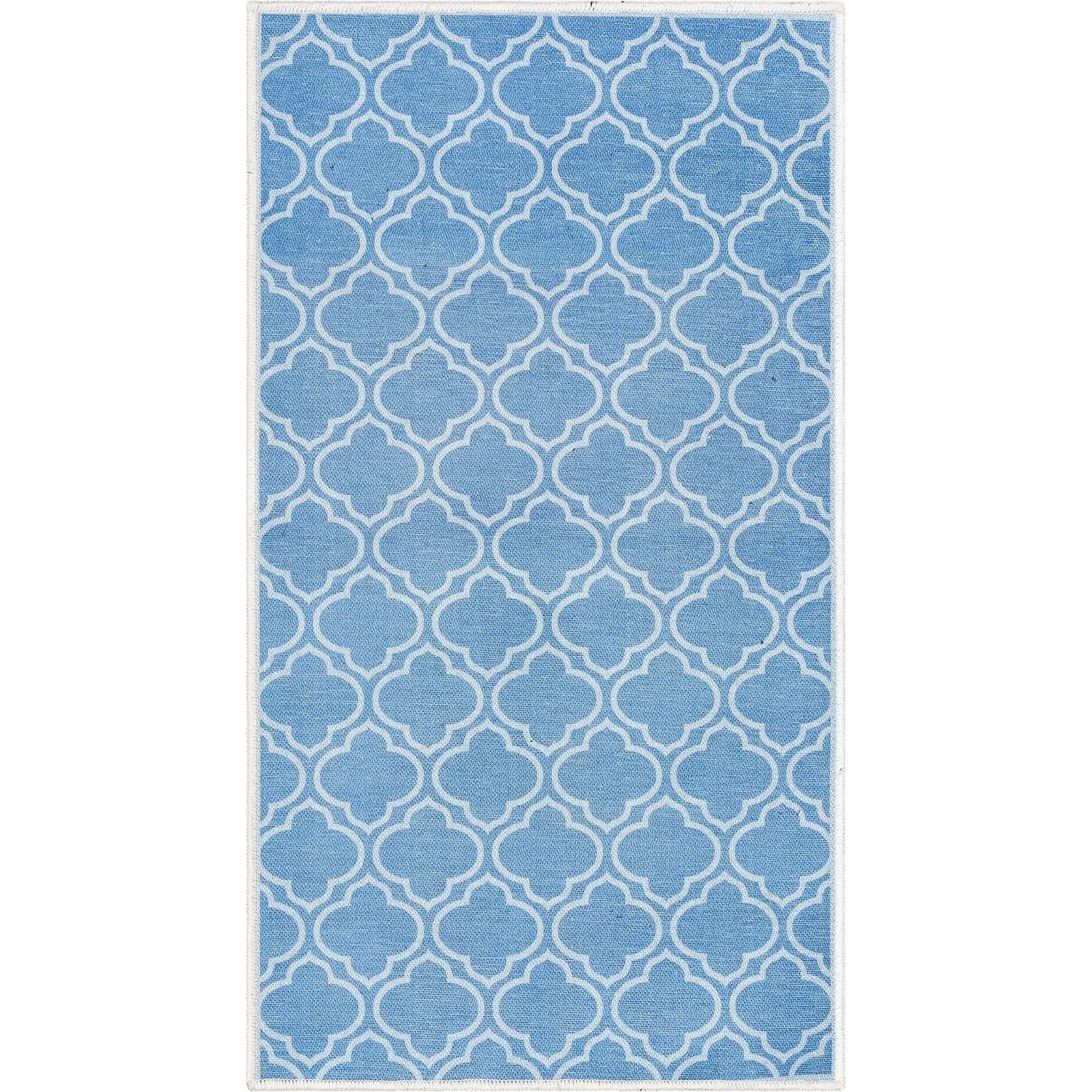 Well Woven Apollo Lattice Moroccan Machine Washable Area Rug