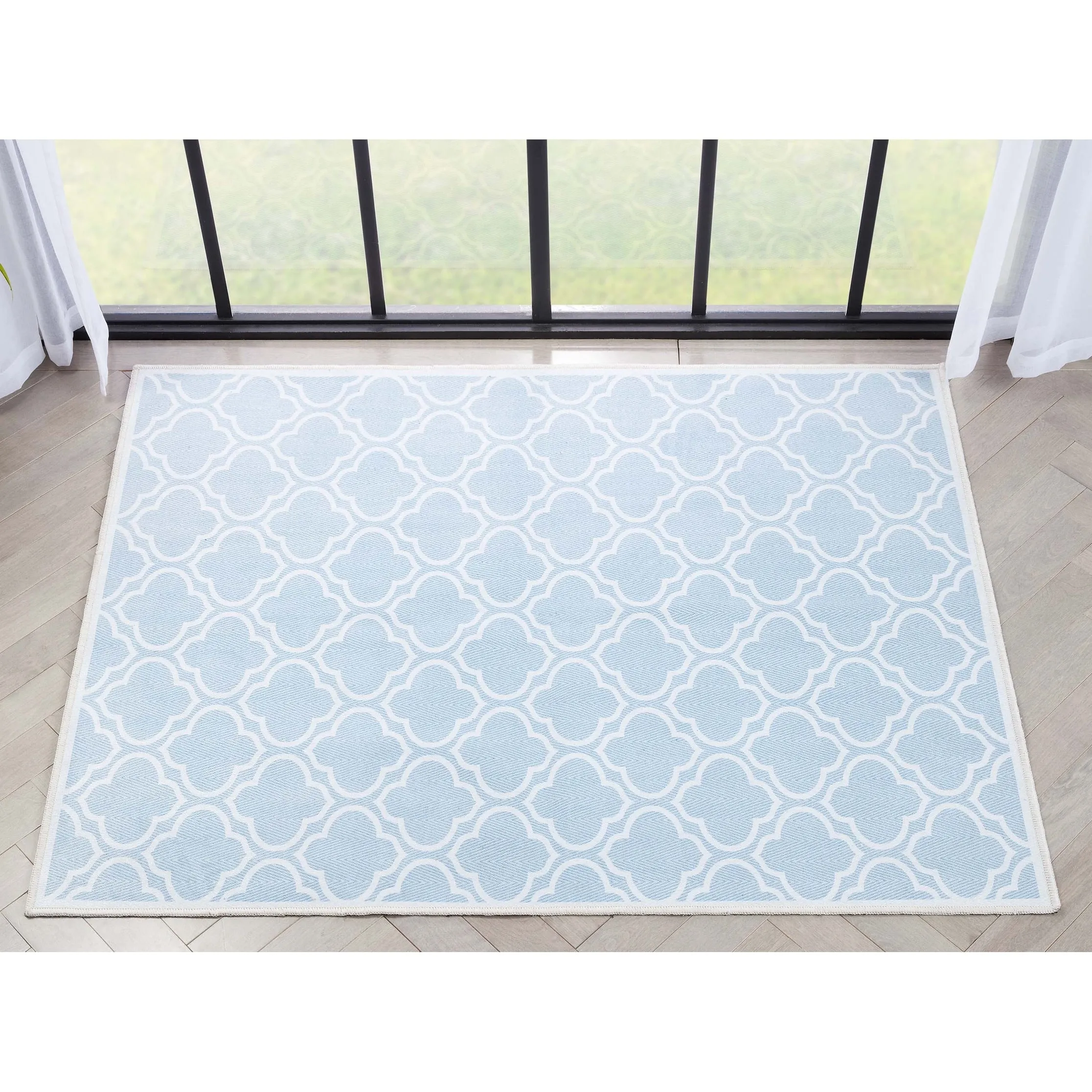 Well Woven Apollo Lattice Moroccan Machine Washable Area Rug