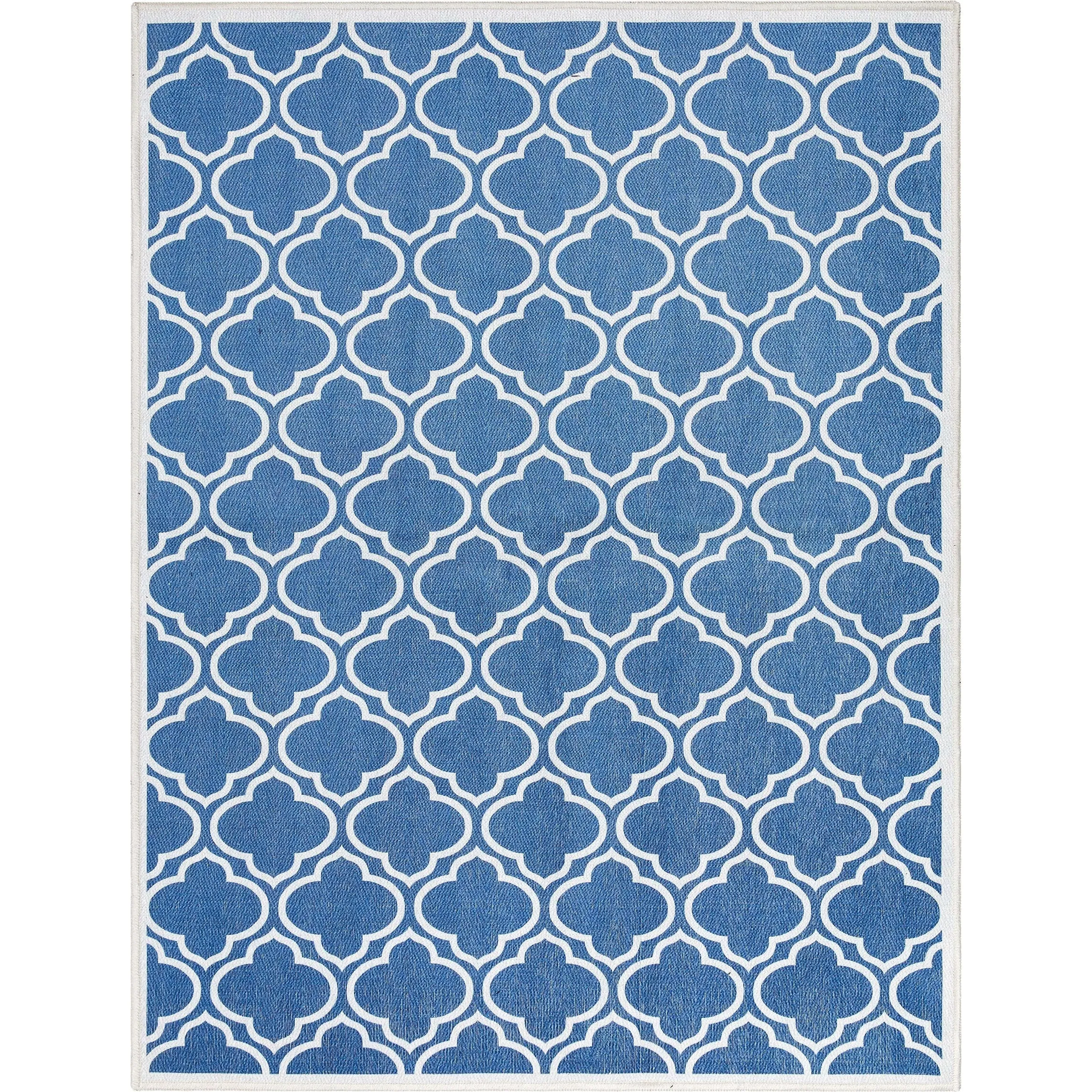 Well Woven Apollo Lattice Moroccan Machine Washable Area Rug