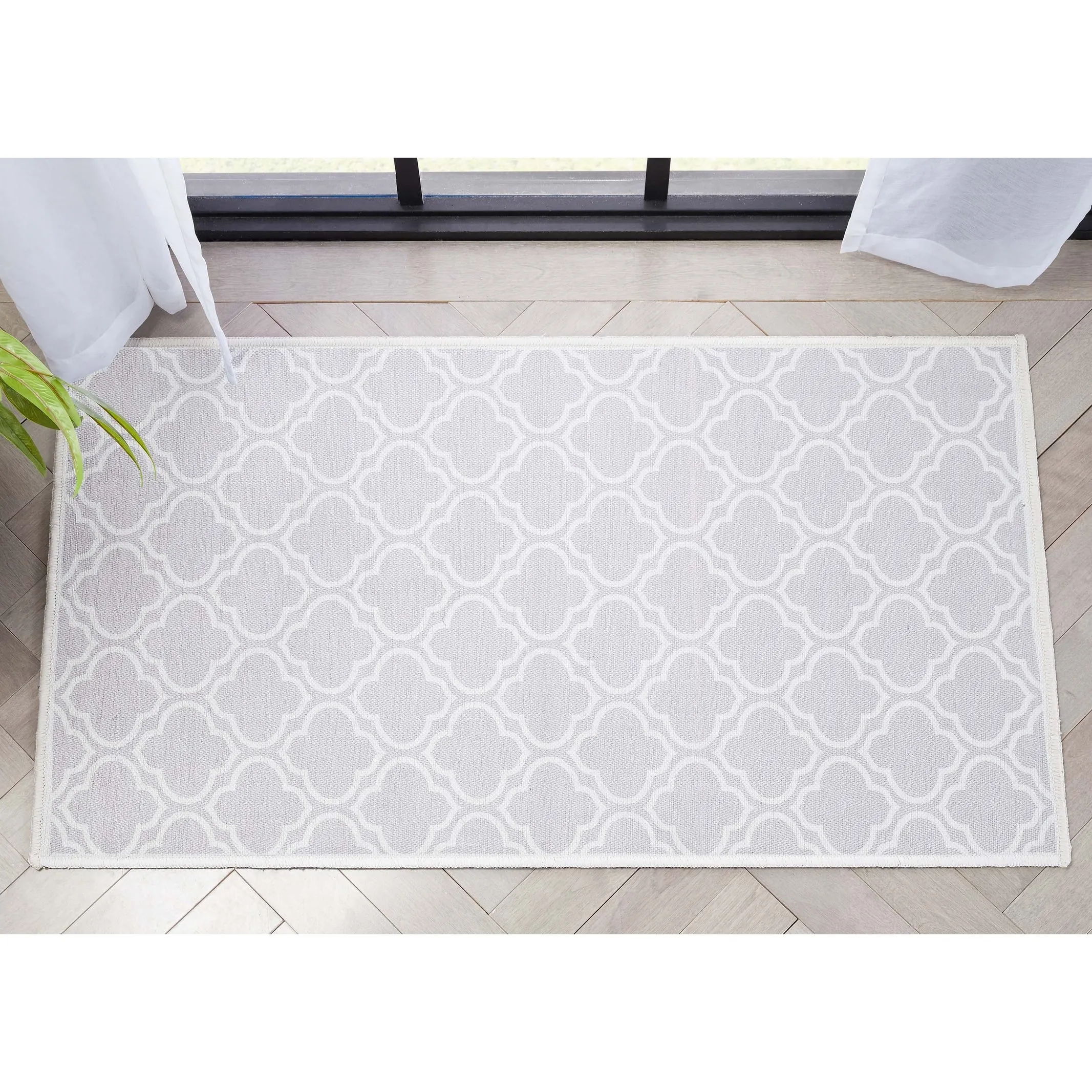 Well Woven Apollo Lattice Moroccan Machine Washable Area Rug