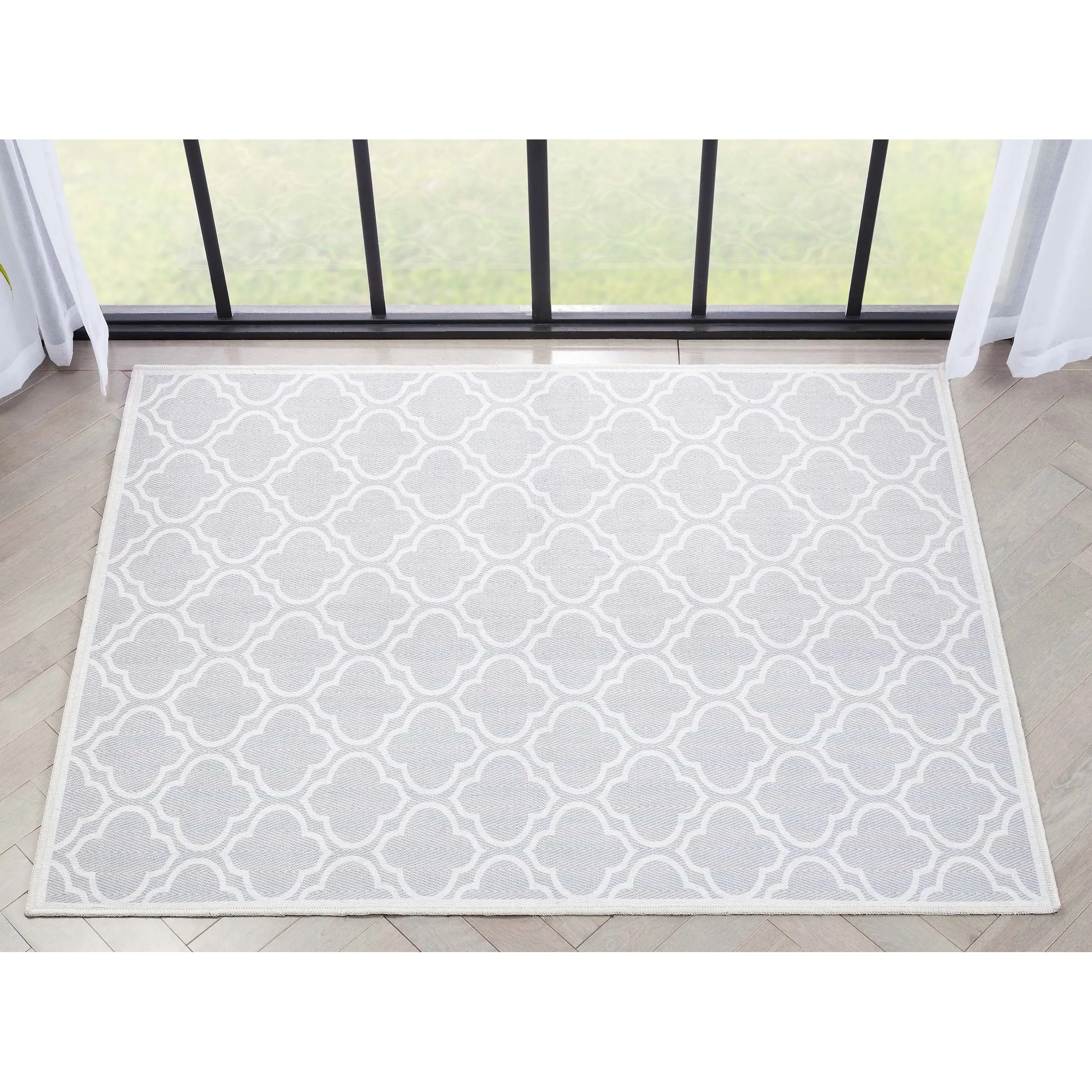 Well Woven Apollo Lattice Moroccan Machine Washable Area Rug