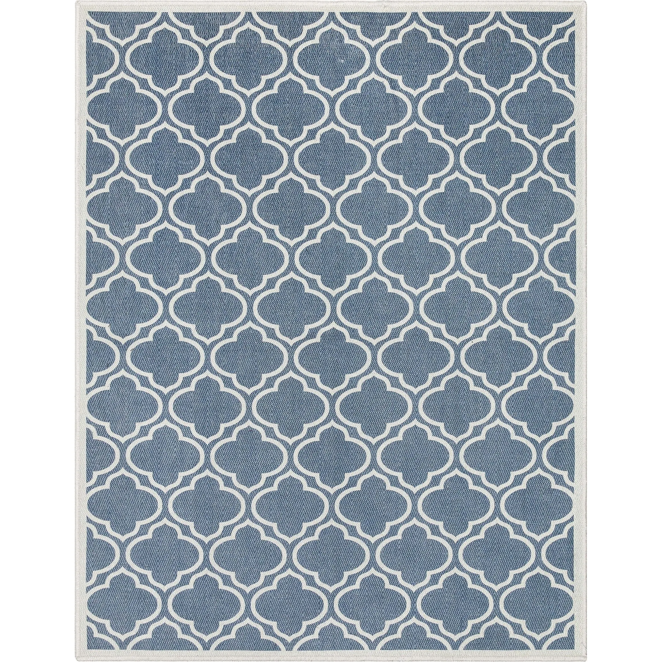 Well Woven Apollo Lattice Moroccan Machine Washable Area Rug