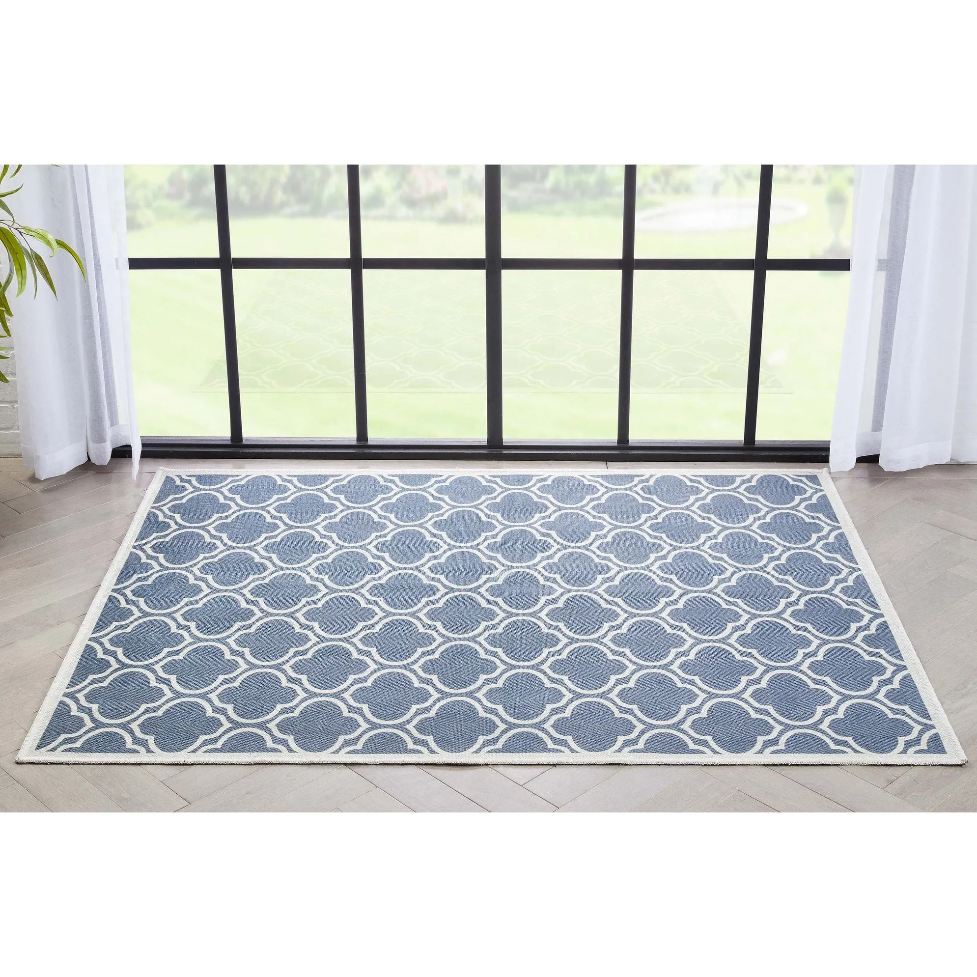 Well Woven Apollo Lattice Moroccan Machine Washable Area Rug