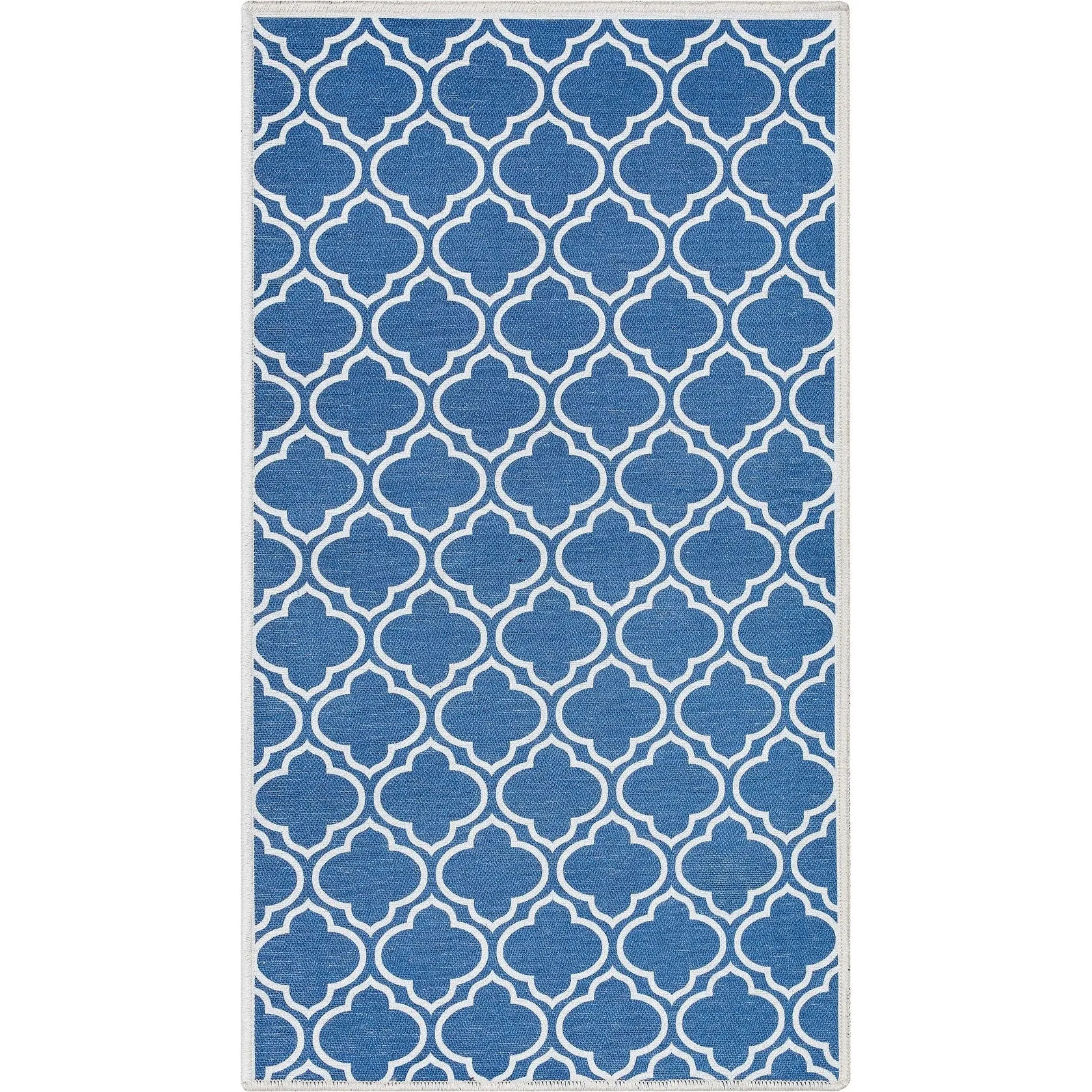 Well Woven Apollo Lattice Moroccan Machine Washable Area Rug