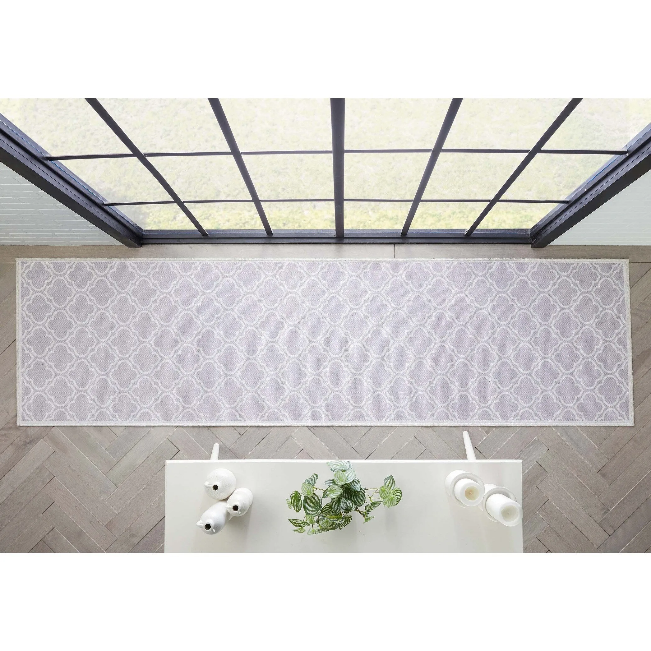 Well Woven Apollo Lattice Moroccan Machine Washable Area Rug