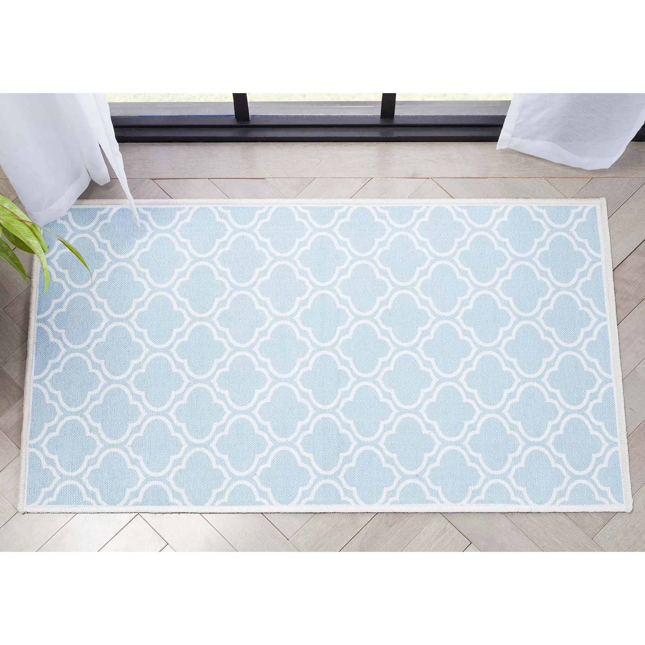 Well Woven Apollo Lattice Moroccan Machine Washable Area Rug