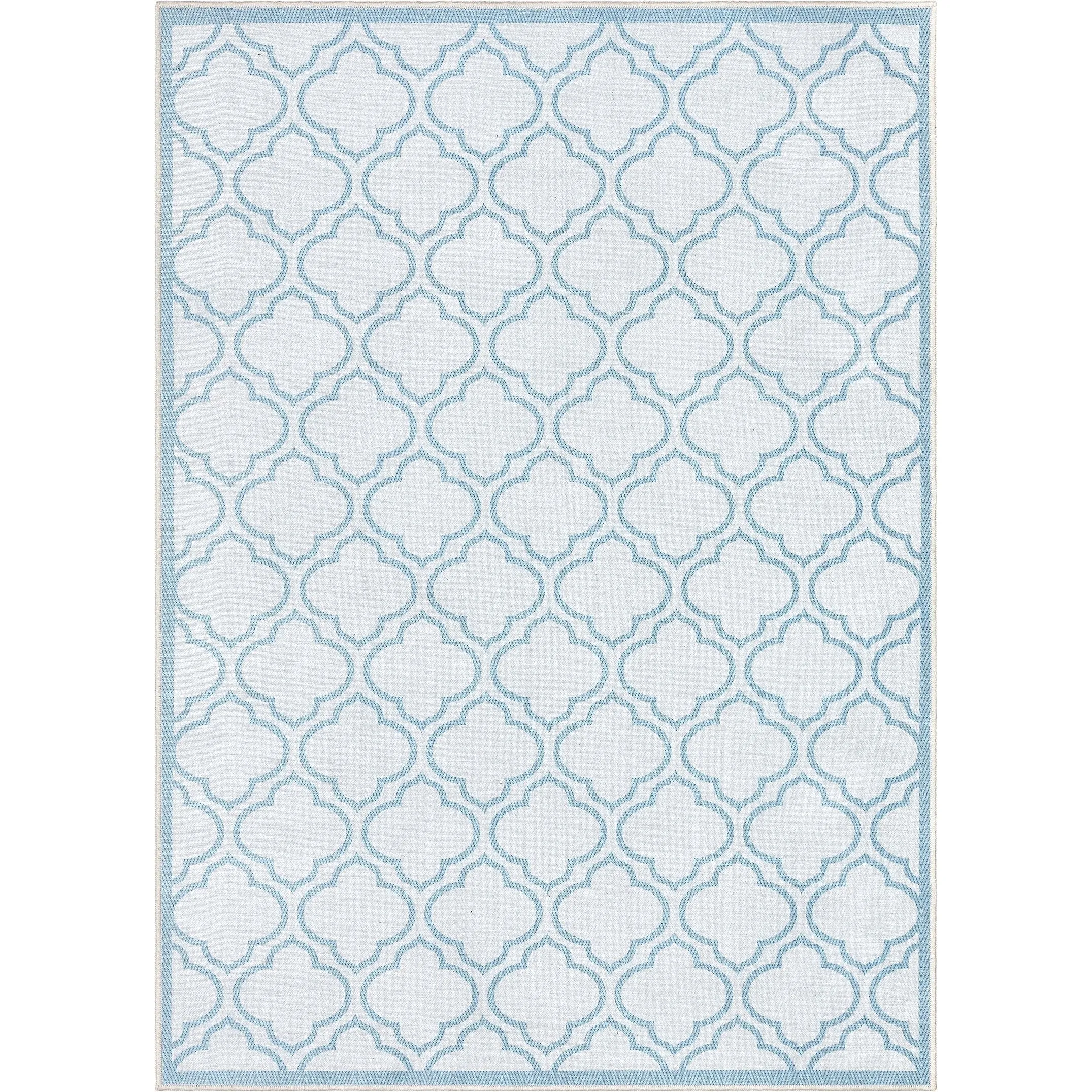 Well Woven Apollo Lattice Moroccan Machine Washable Area Rug