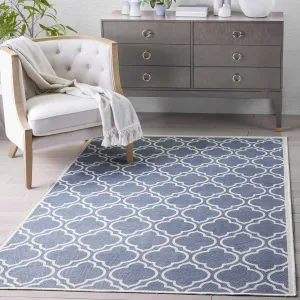 Well Woven Apollo Lattice Moroccan Machine Washable Area Rug
