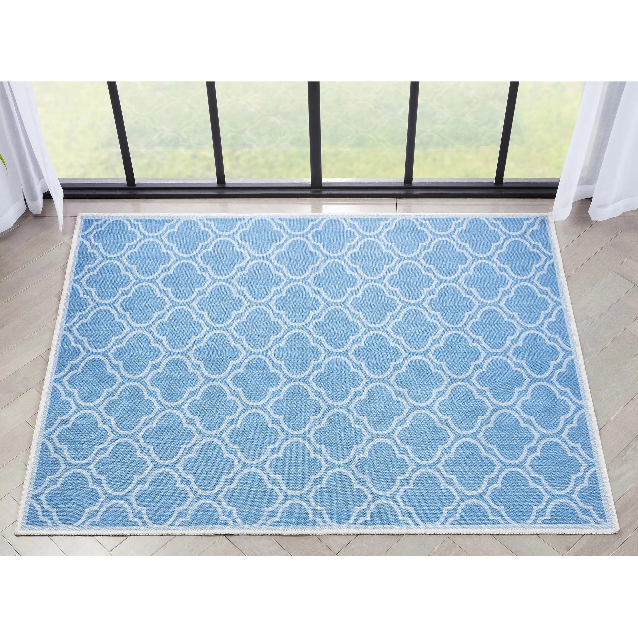Well Woven Apollo Lattice Moroccan Machine Washable Area Rug