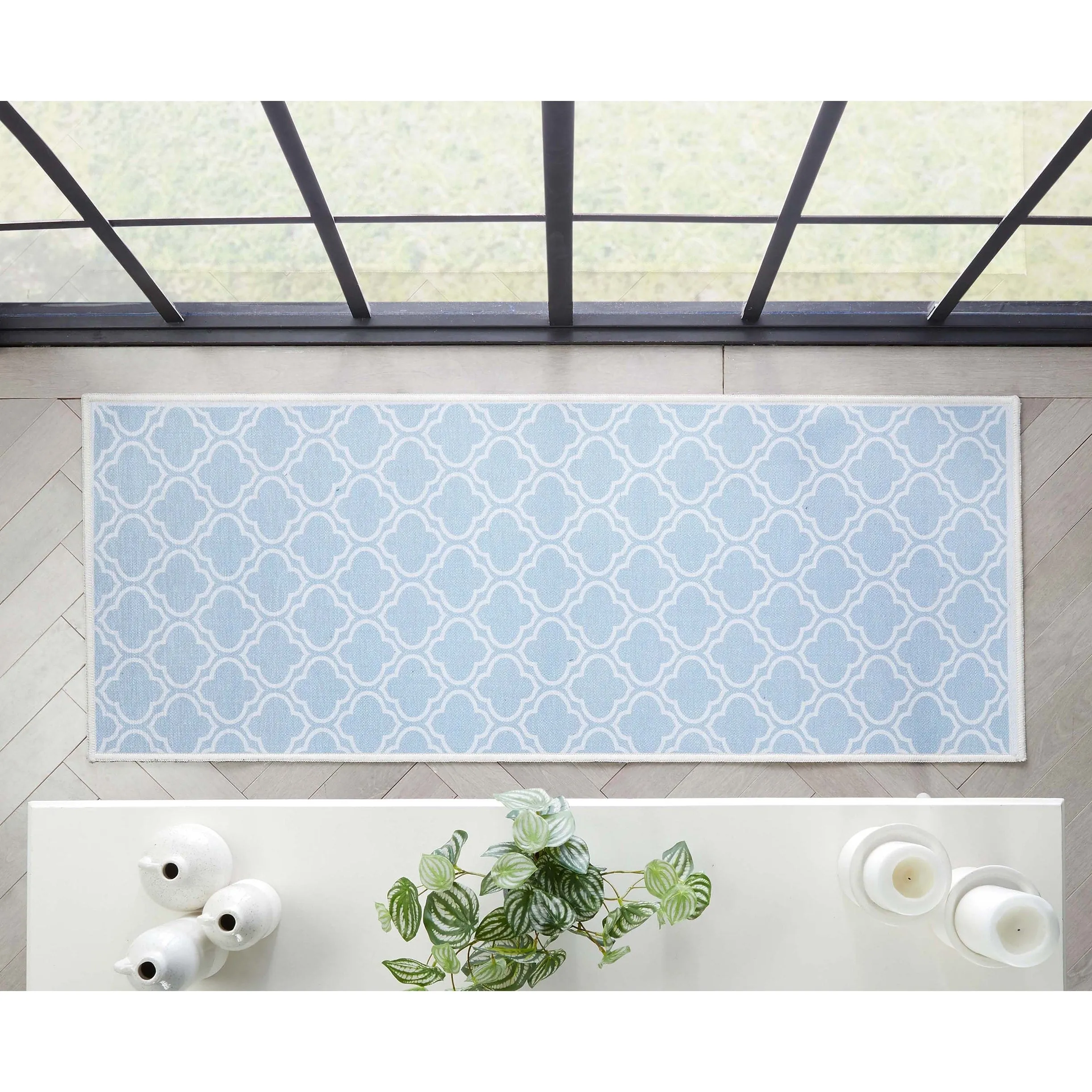 Well Woven Apollo Lattice Moroccan Machine Washable Area Rug