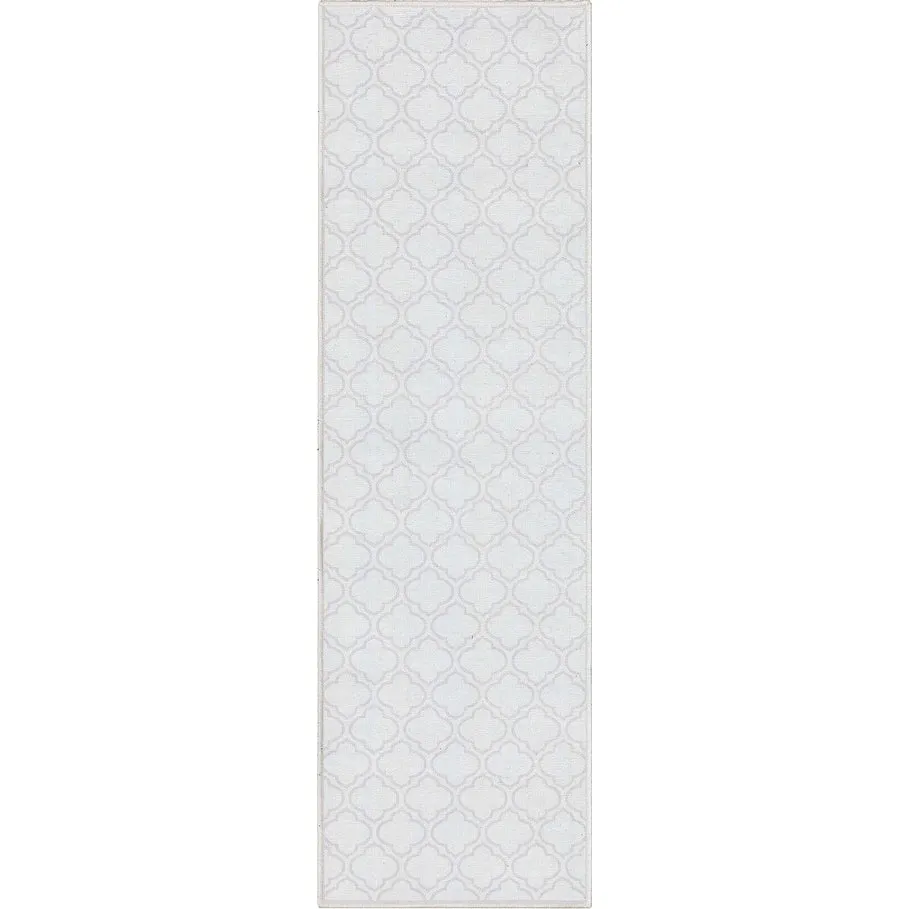 Well Woven Apollo Lattice Moroccan Machine Washable Area Rug