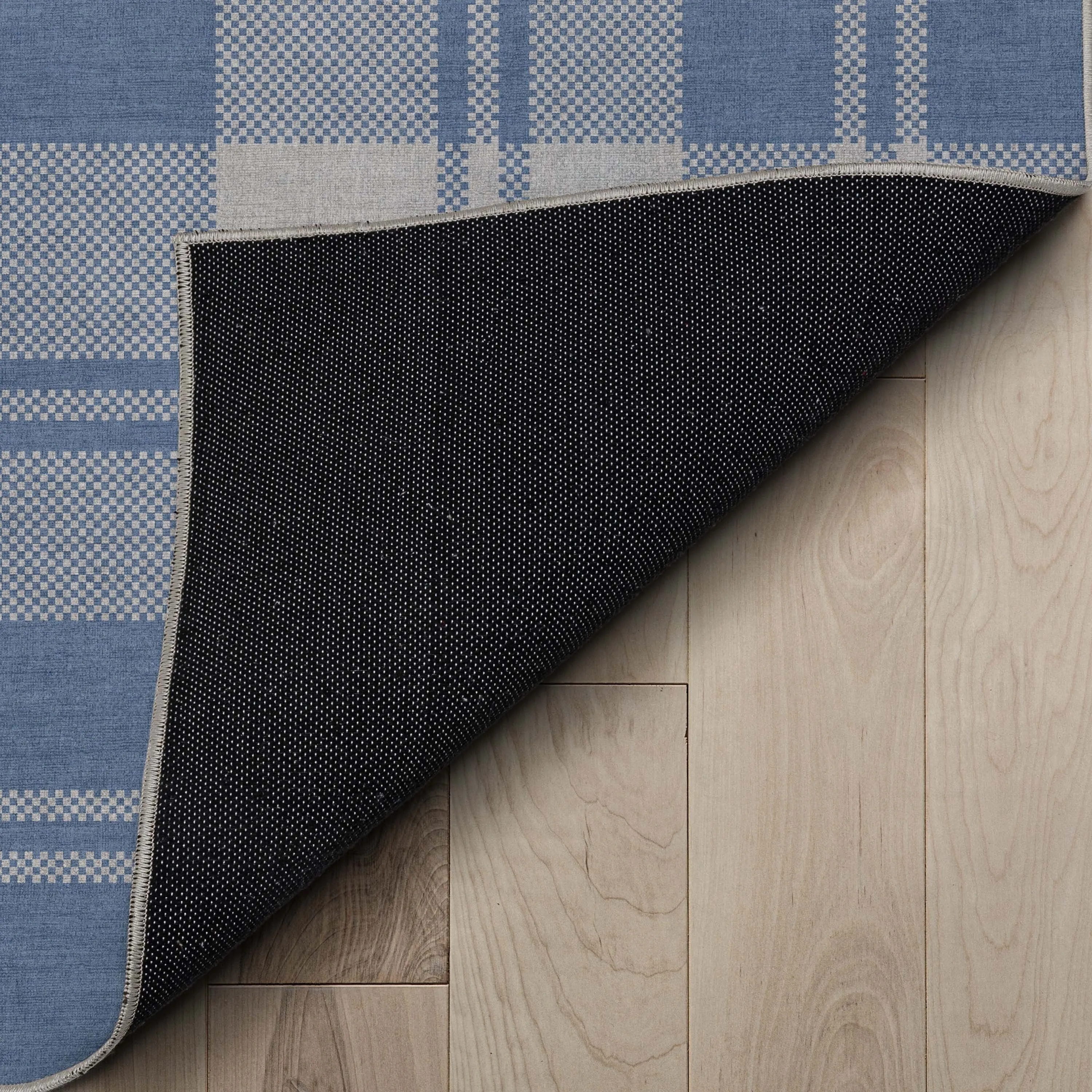 Well Woven Apollo Plaid Farmhouse Geometric FlatWeave Rug