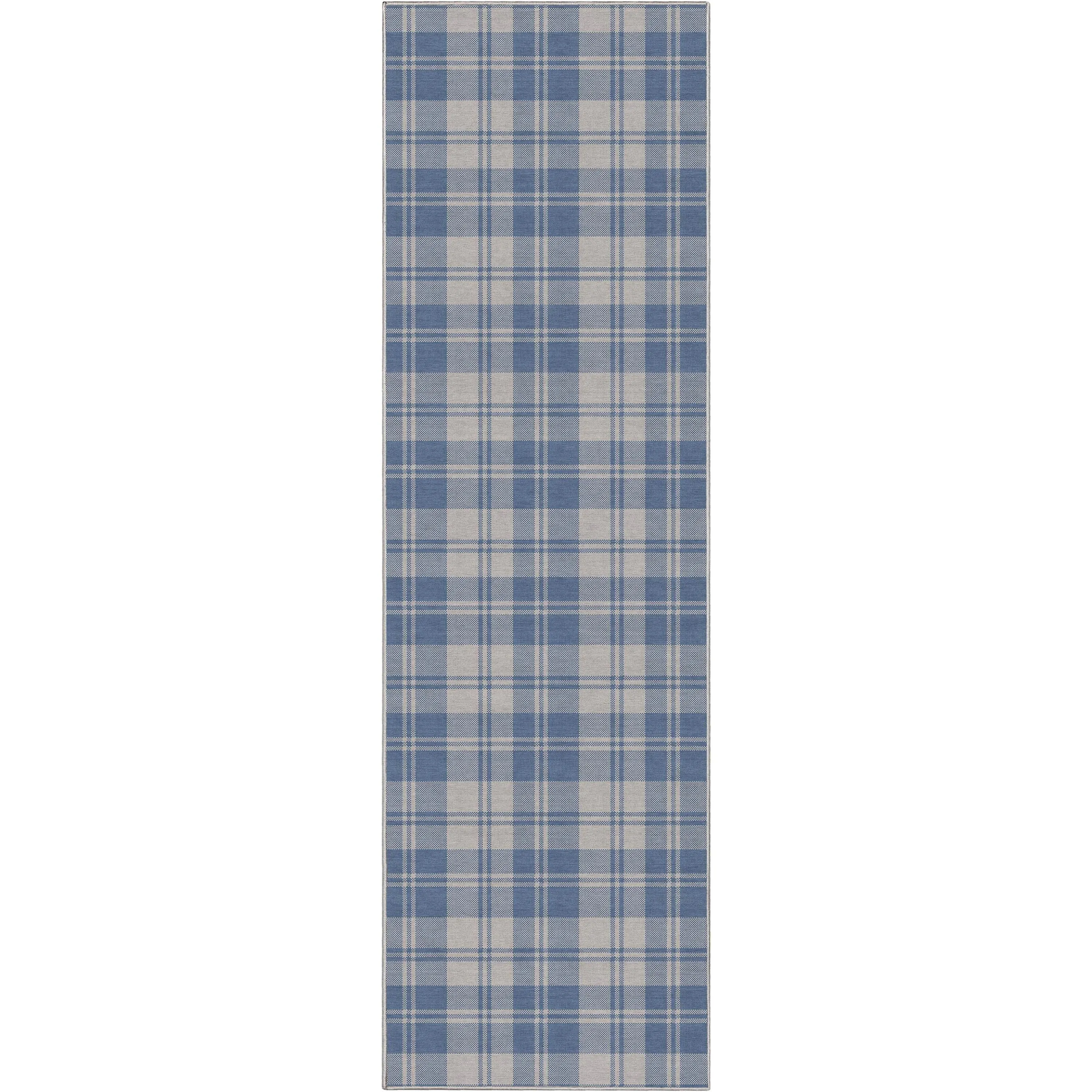 Well Woven Apollo Plaid Farmhouse Geometric FlatWeave Rug