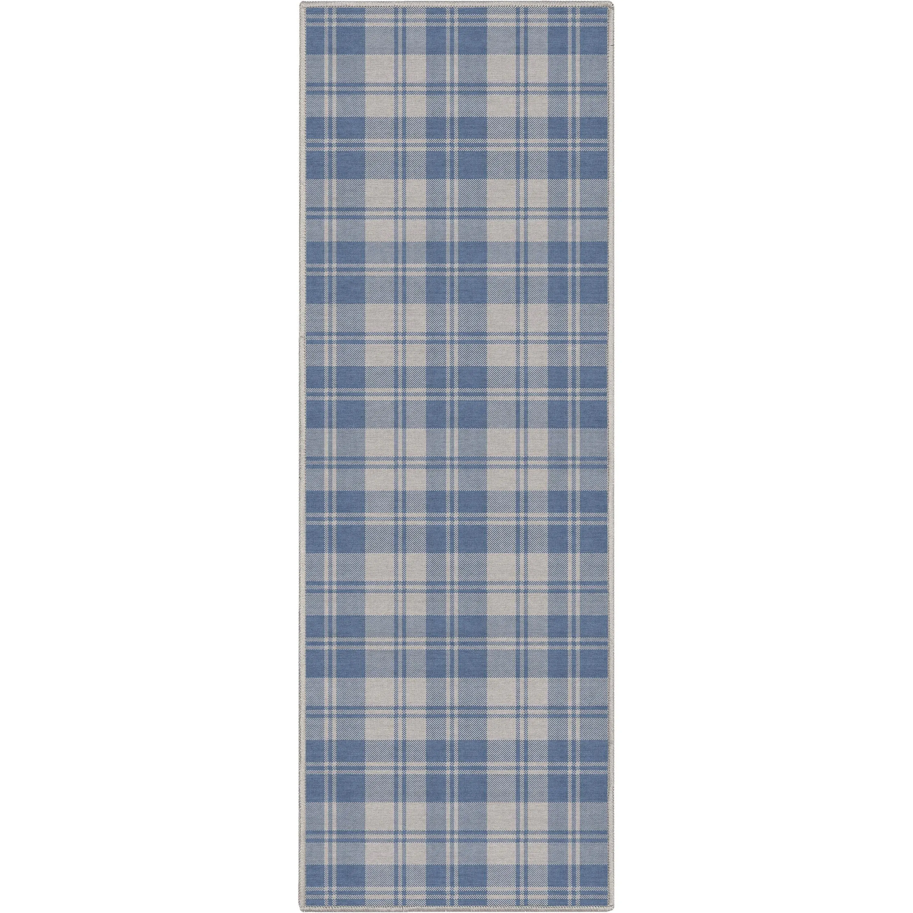 Well Woven Apollo Plaid Farmhouse Geometric FlatWeave Rug