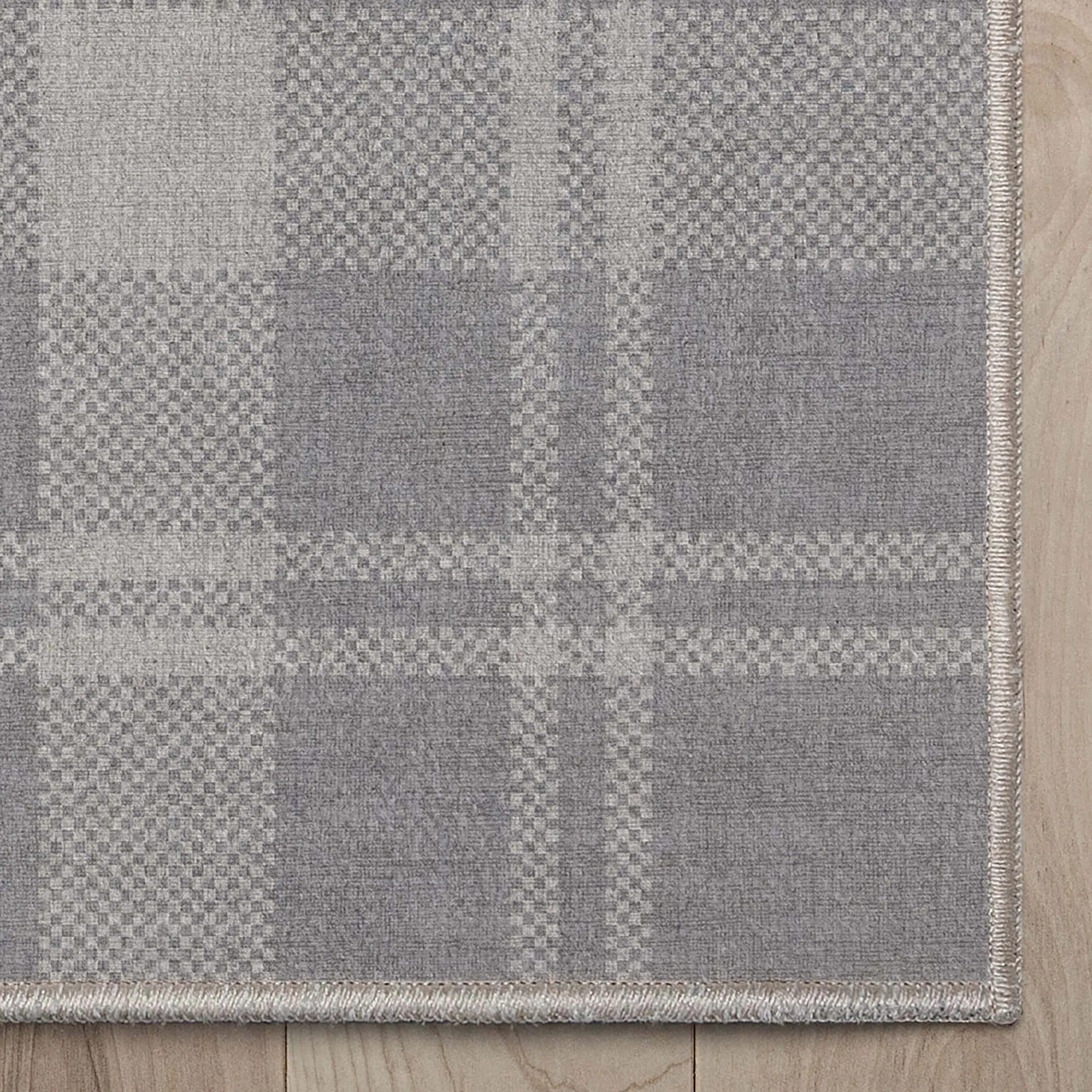 Well Woven Apollo Plaid Farmhouse Geometric FlatWeave Rug