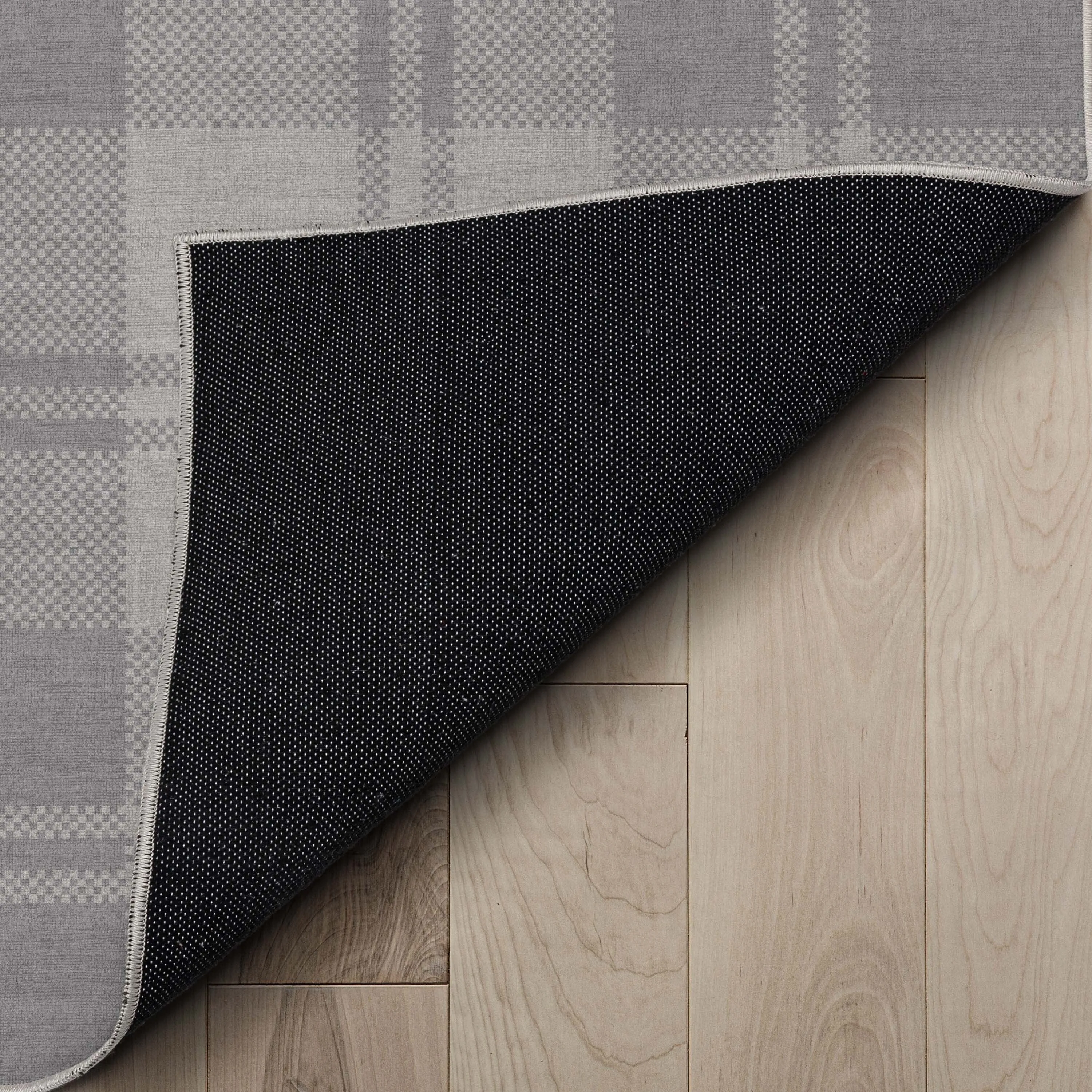 Well Woven Apollo Plaid Farmhouse Geometric FlatWeave Rug