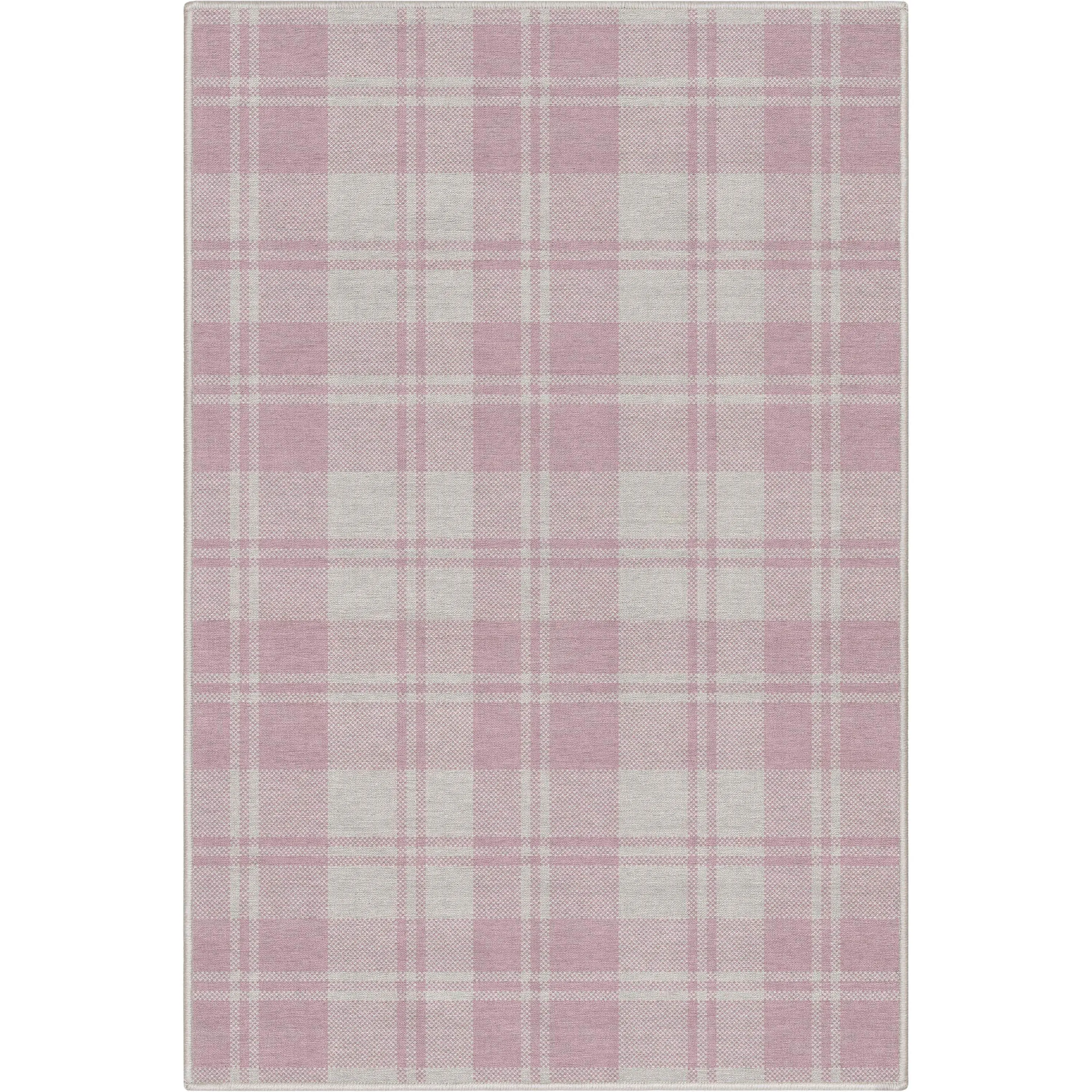 Well Woven Apollo Plaid Farmhouse Geometric FlatWeave Rug