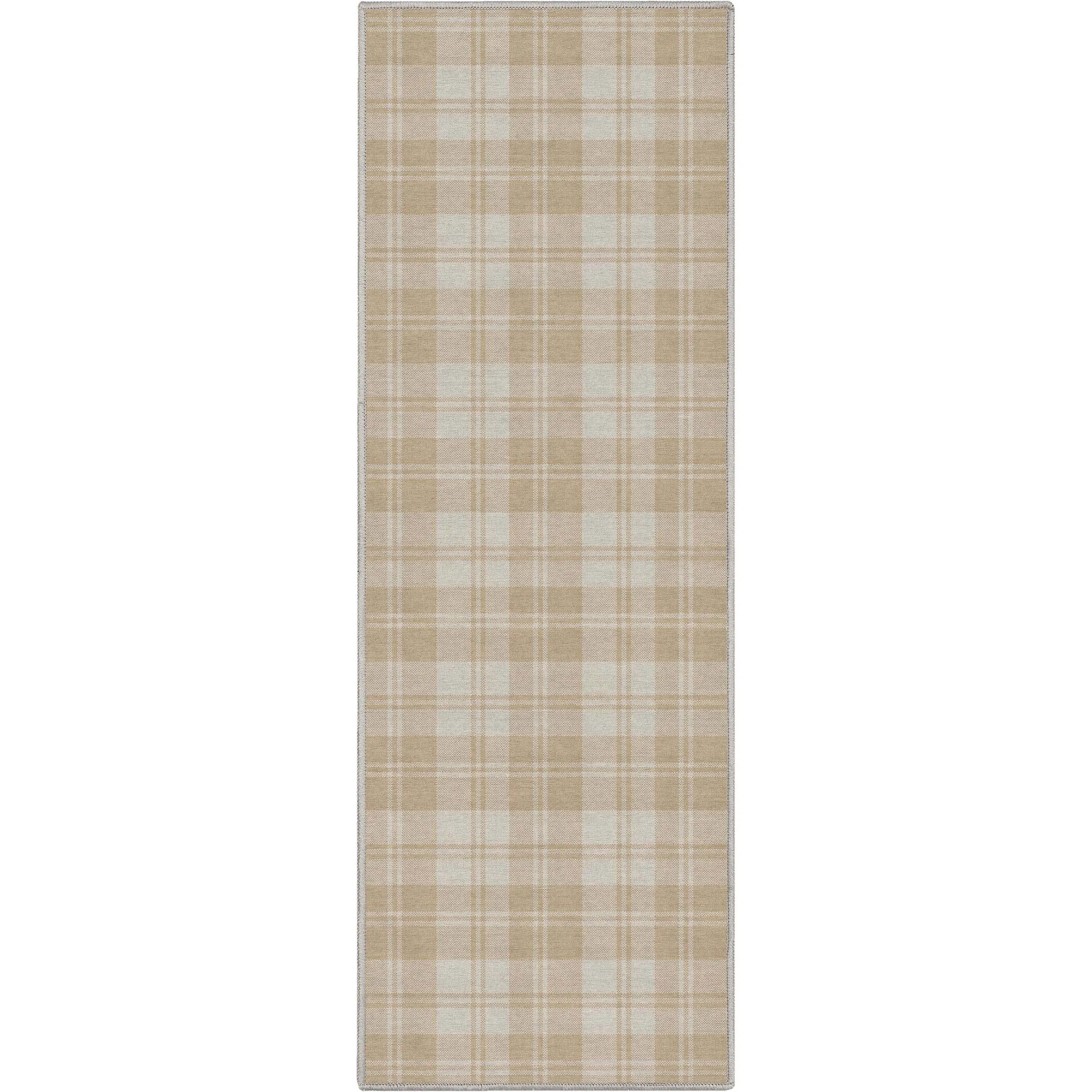 Well Woven Apollo Plaid Farmhouse Geometric FlatWeave Rug