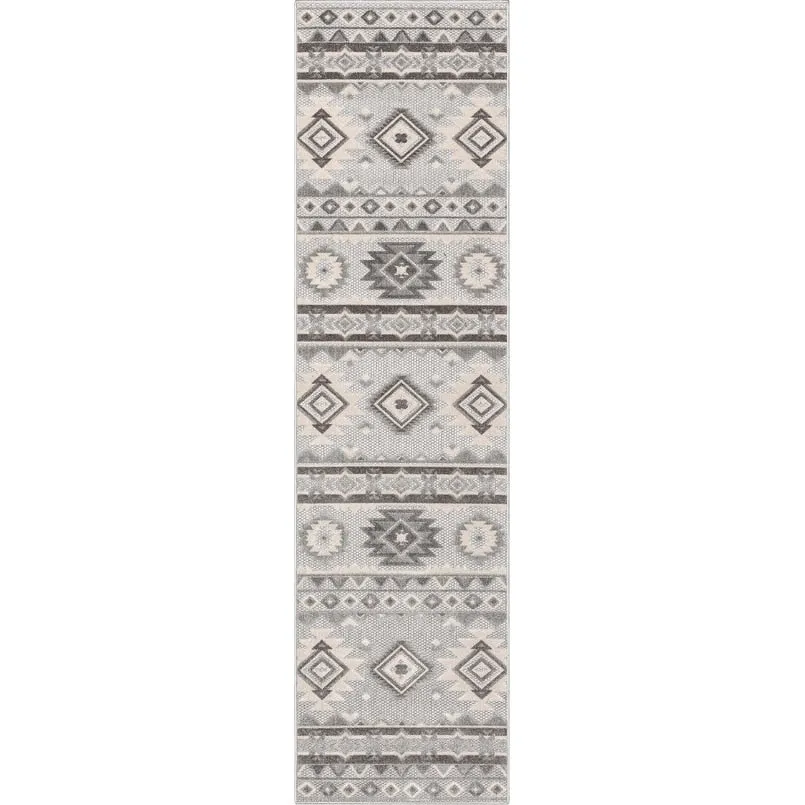 Well Woven Dorado Mamba Indoor Outdoor Southwestern High-Low Area Rug