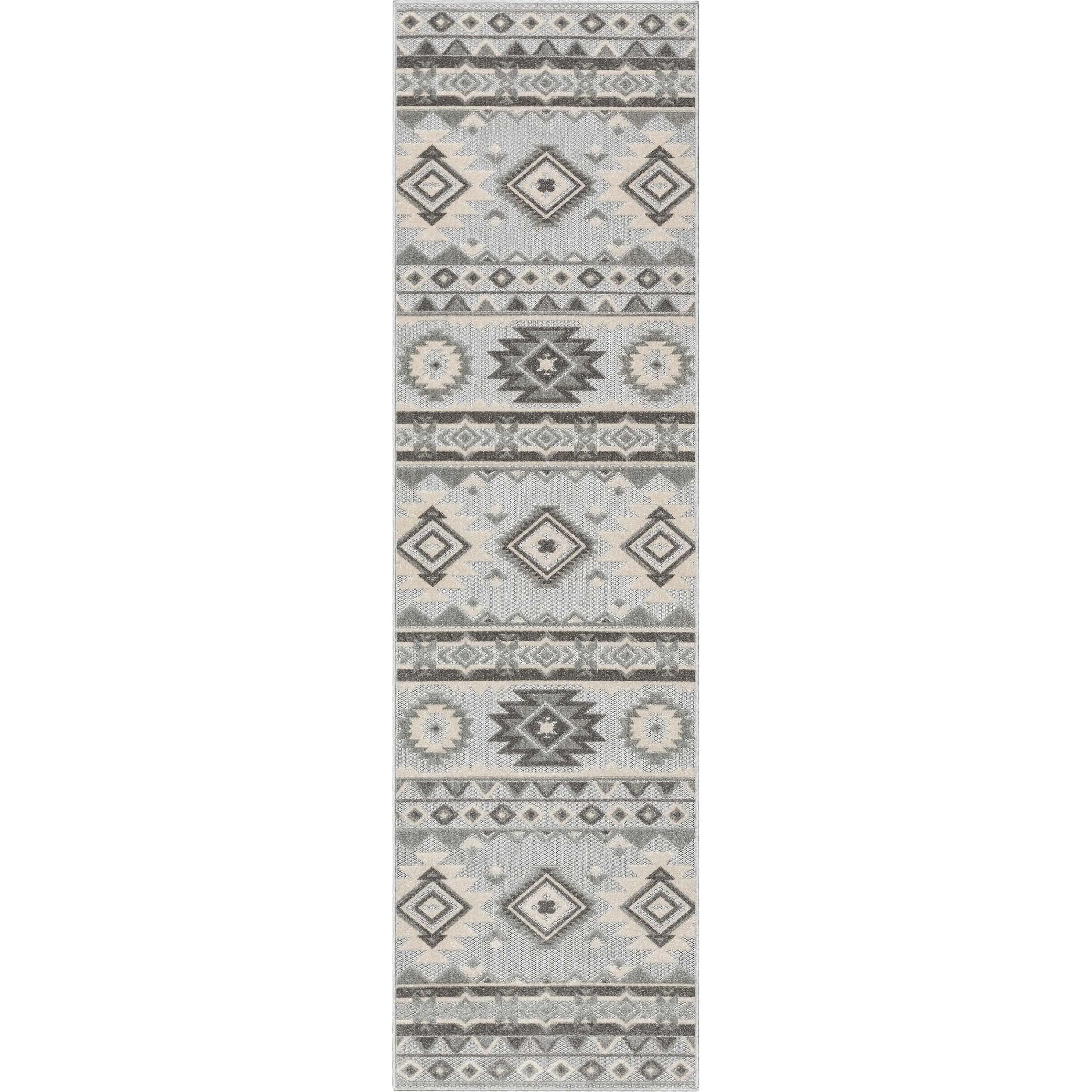 Well Woven Dorado Mamba Indoor Outdoor Southwestern High-Low Area Rug