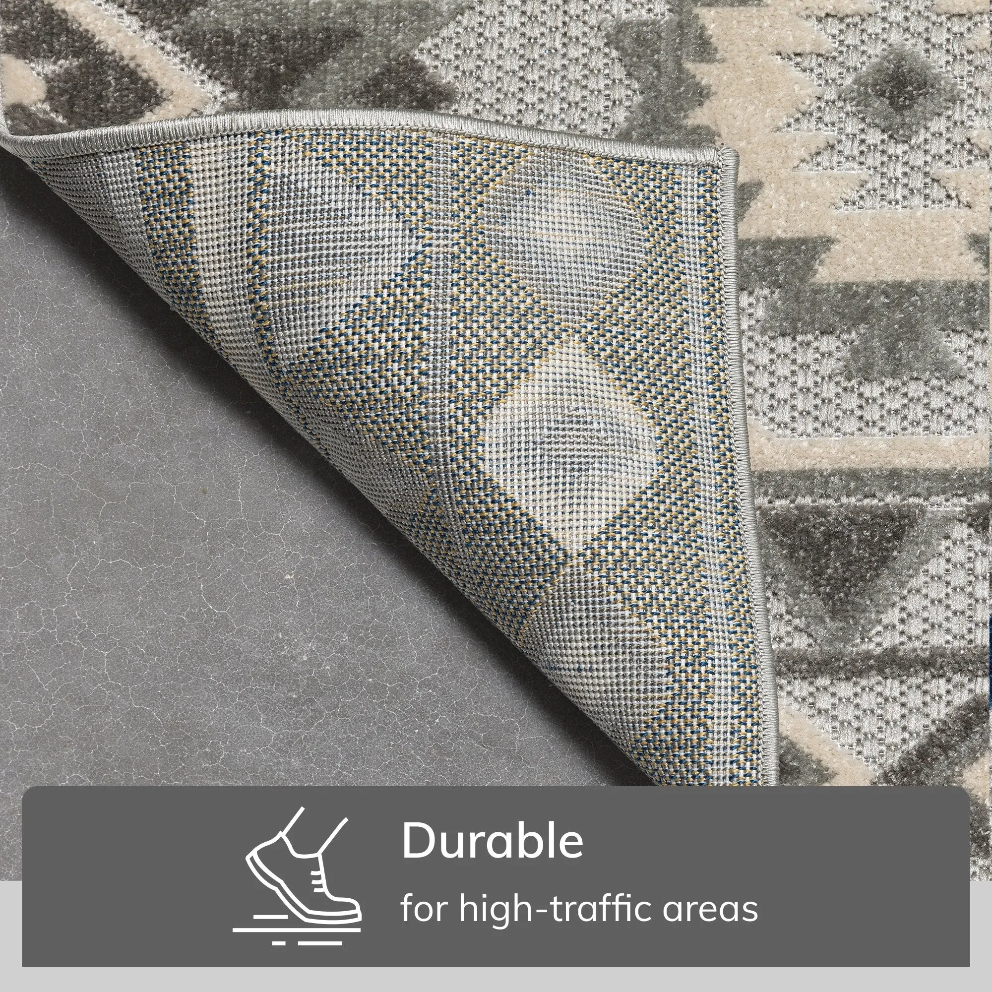Well Woven Dorado Mamba Indoor Outdoor Southwestern High-Low Area Rug