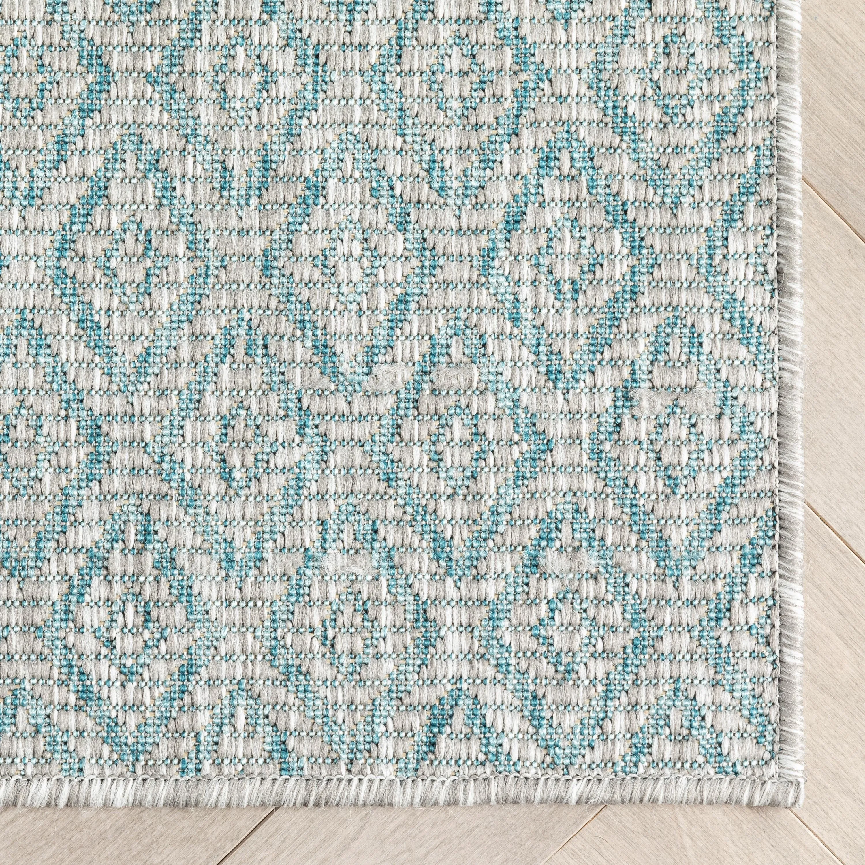 Well Woven Milo Sienna Modern Indoor/ Outdoor Flat Weave Area Rug