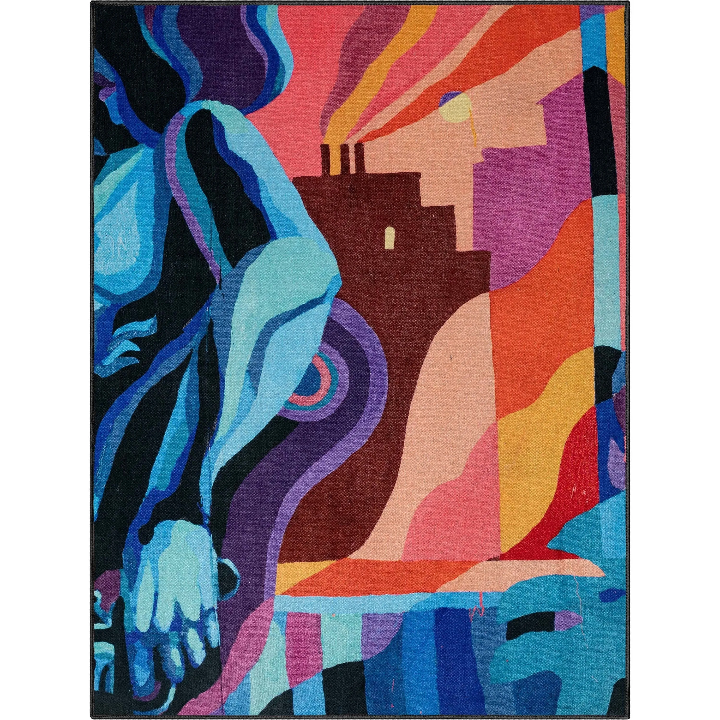 Well Woven x Misha Tyutyunik Sunday Jungle Aubade Rug