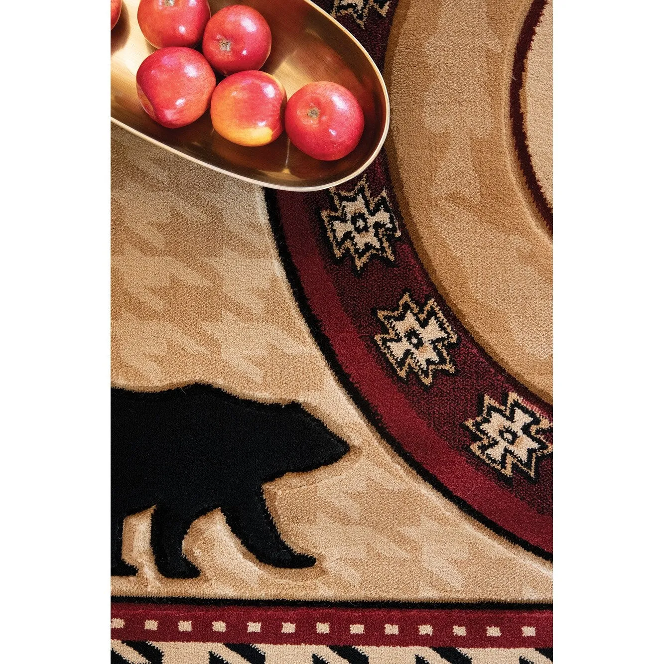 Westfield Home Graham Sanctuary Beige Hand-Carved Area Rug