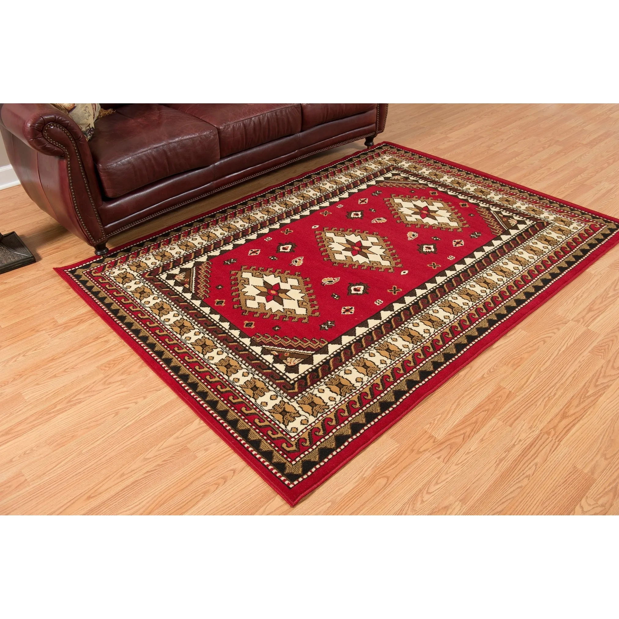 Westfield Home Montclaire Feranda Bordered Southwestern Area Rug