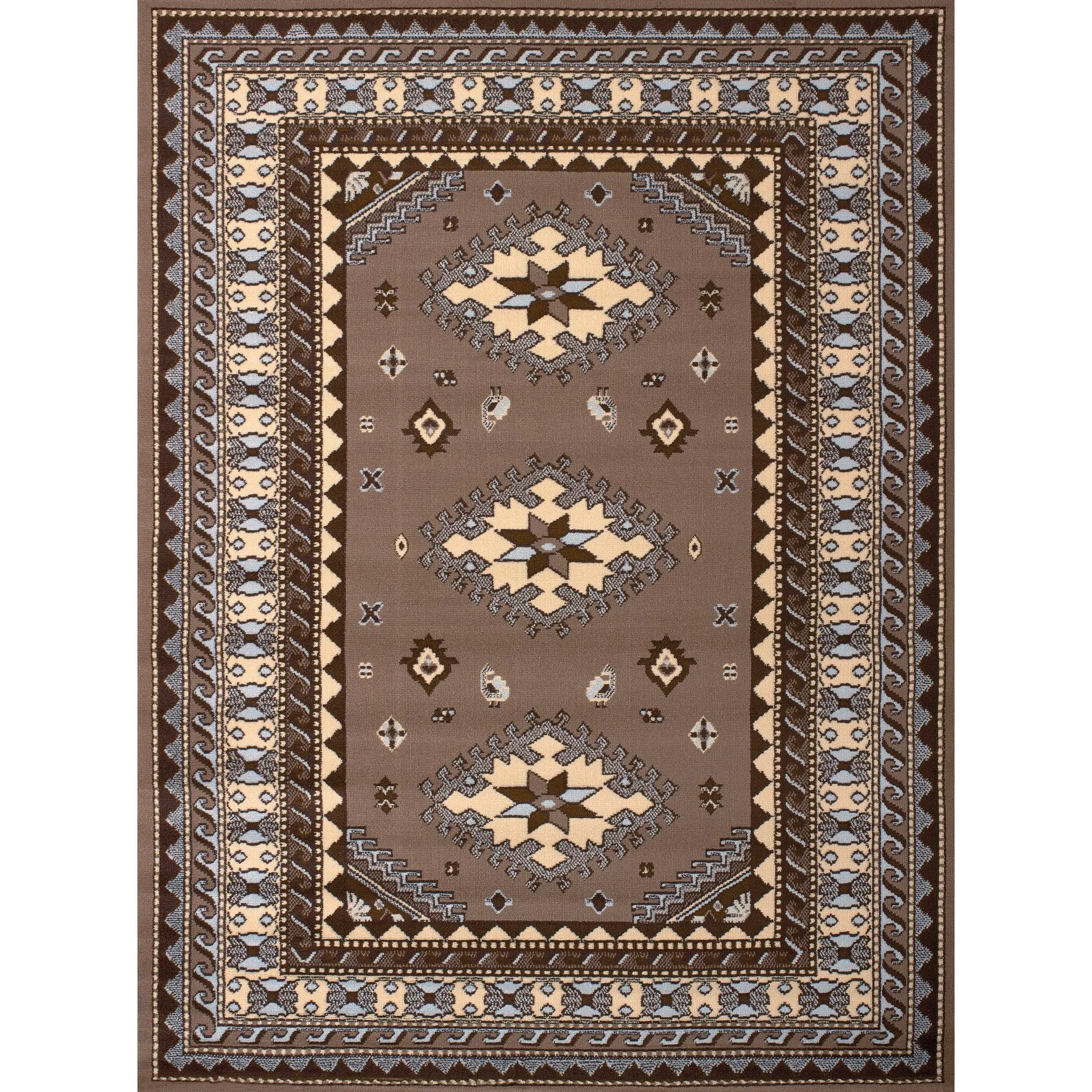 Westfield Home Montclaire Feranda Bordered Southwestern Area Rug