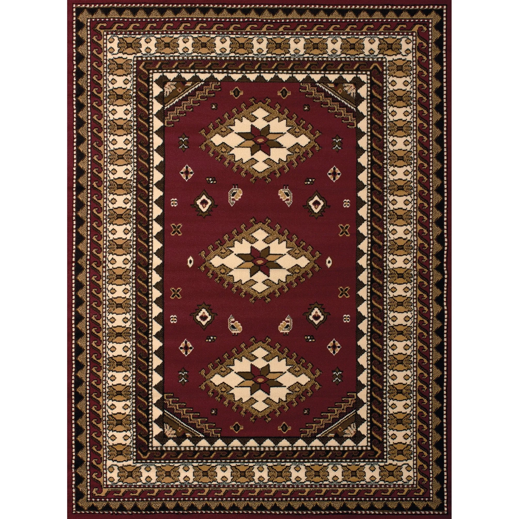 Westfield Home Montclaire Feranda Bordered Southwestern Area Rug
