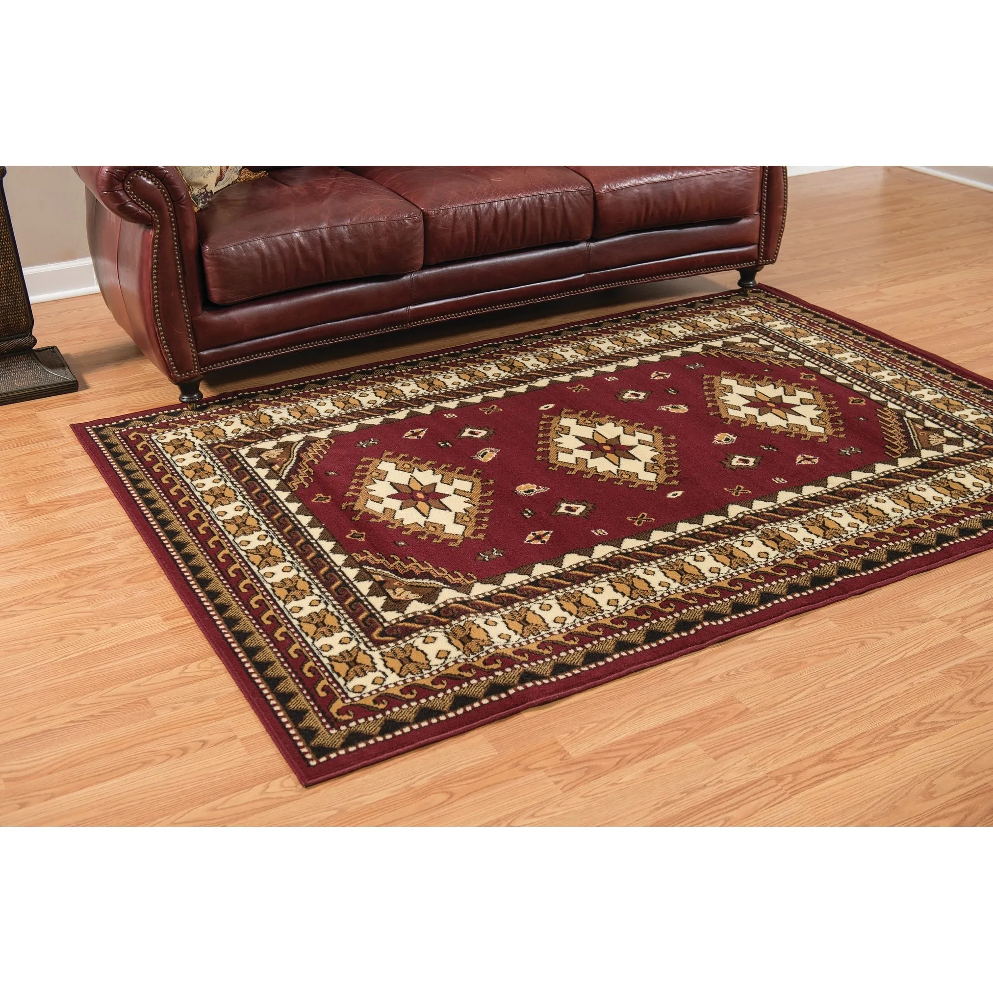 Westfield Home Montclaire Feranda Bordered Southwestern Area Rug