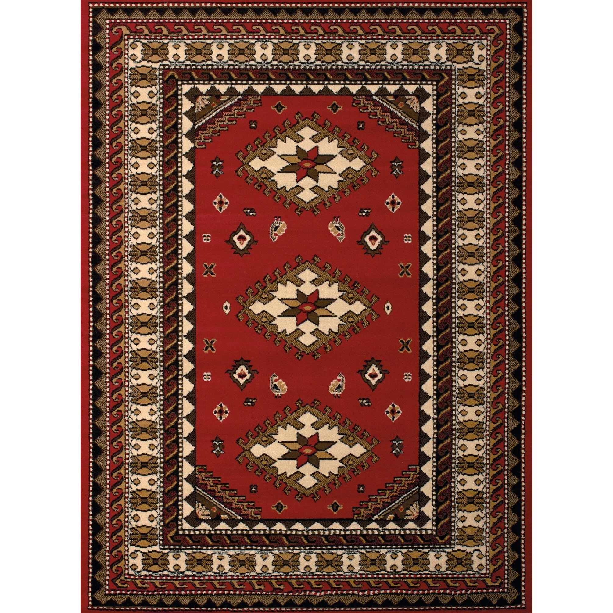 Westfield Home Montclaire Feranda Bordered Southwestern Area Rug