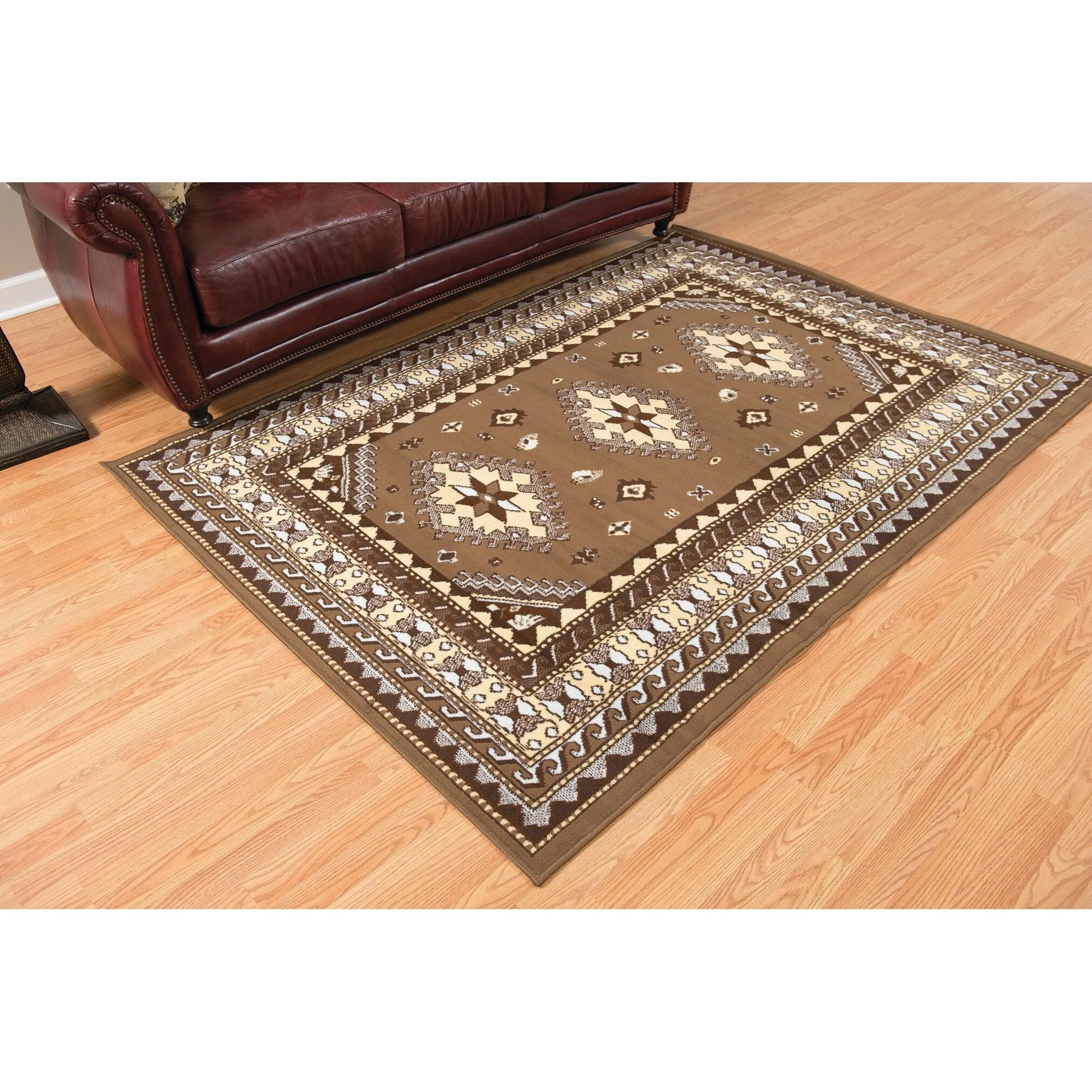 Westfield Home Montclaire Feranda Bordered Southwestern Area Rug
