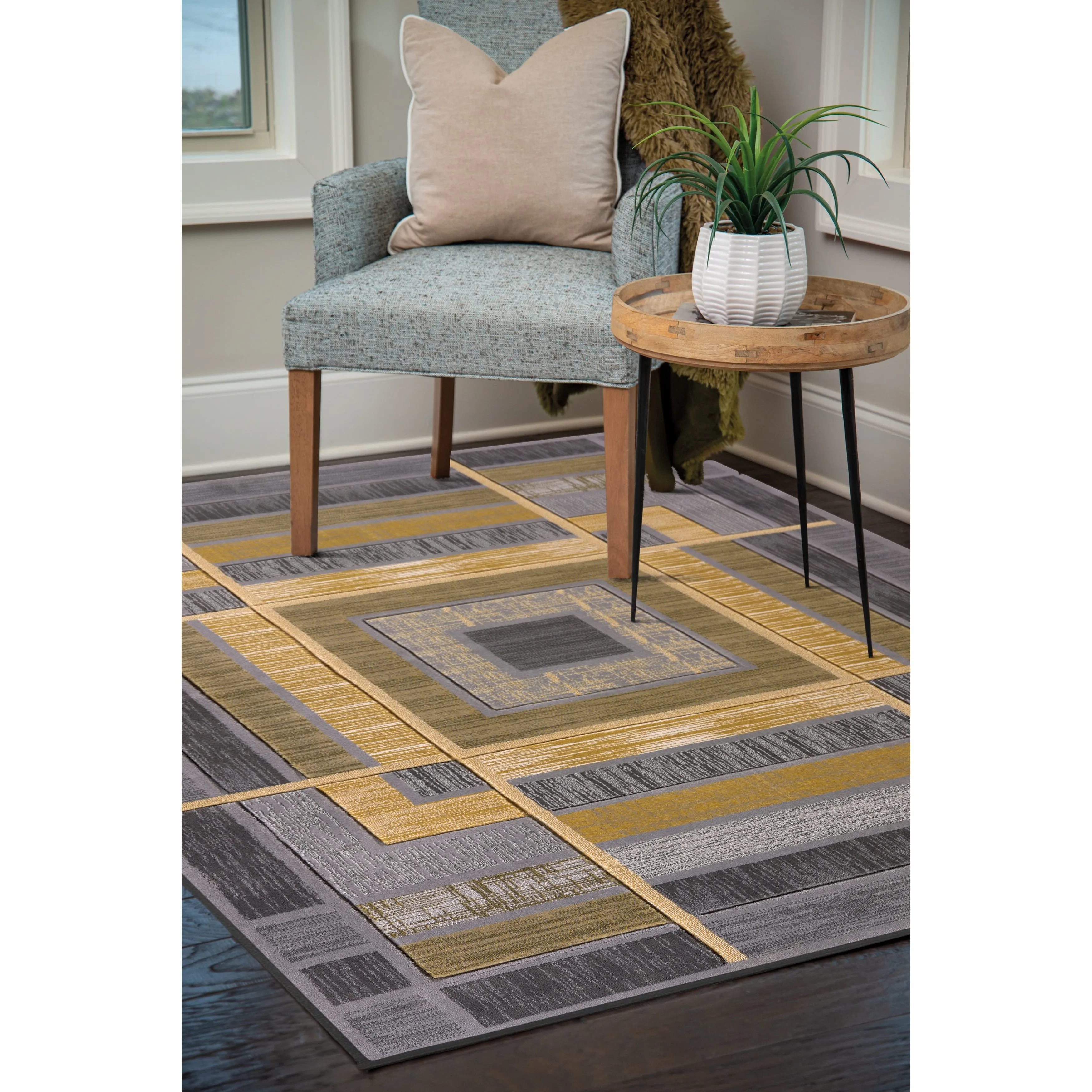 Westfield Home Sculptures Lynette Hand Carved Area Rug
