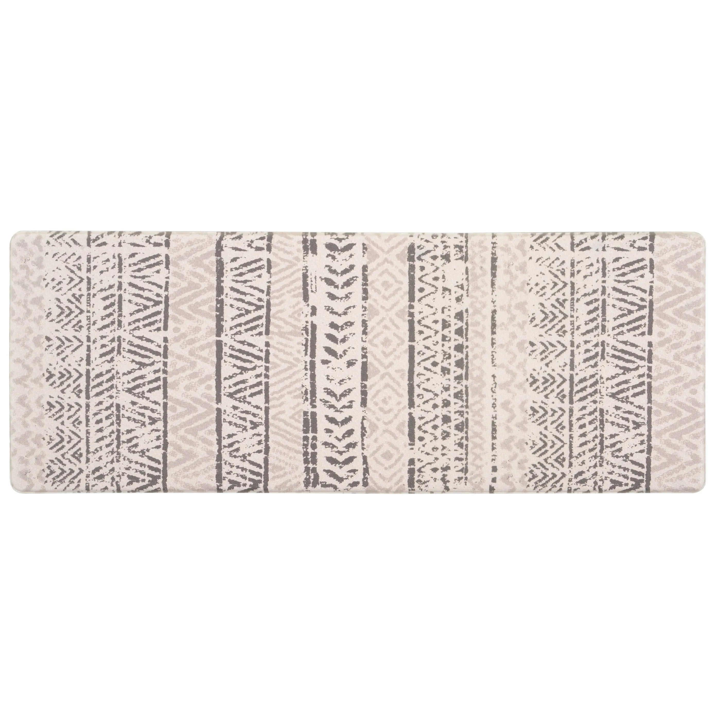 World Rug Gallery Geometric Bohemian Design Anti Fatigue Standing Mat