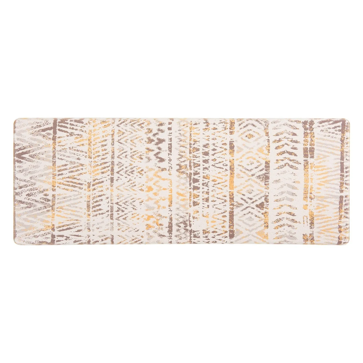 World Rug Gallery Geometric Bohemian Design Anti Fatigue Standing Mat