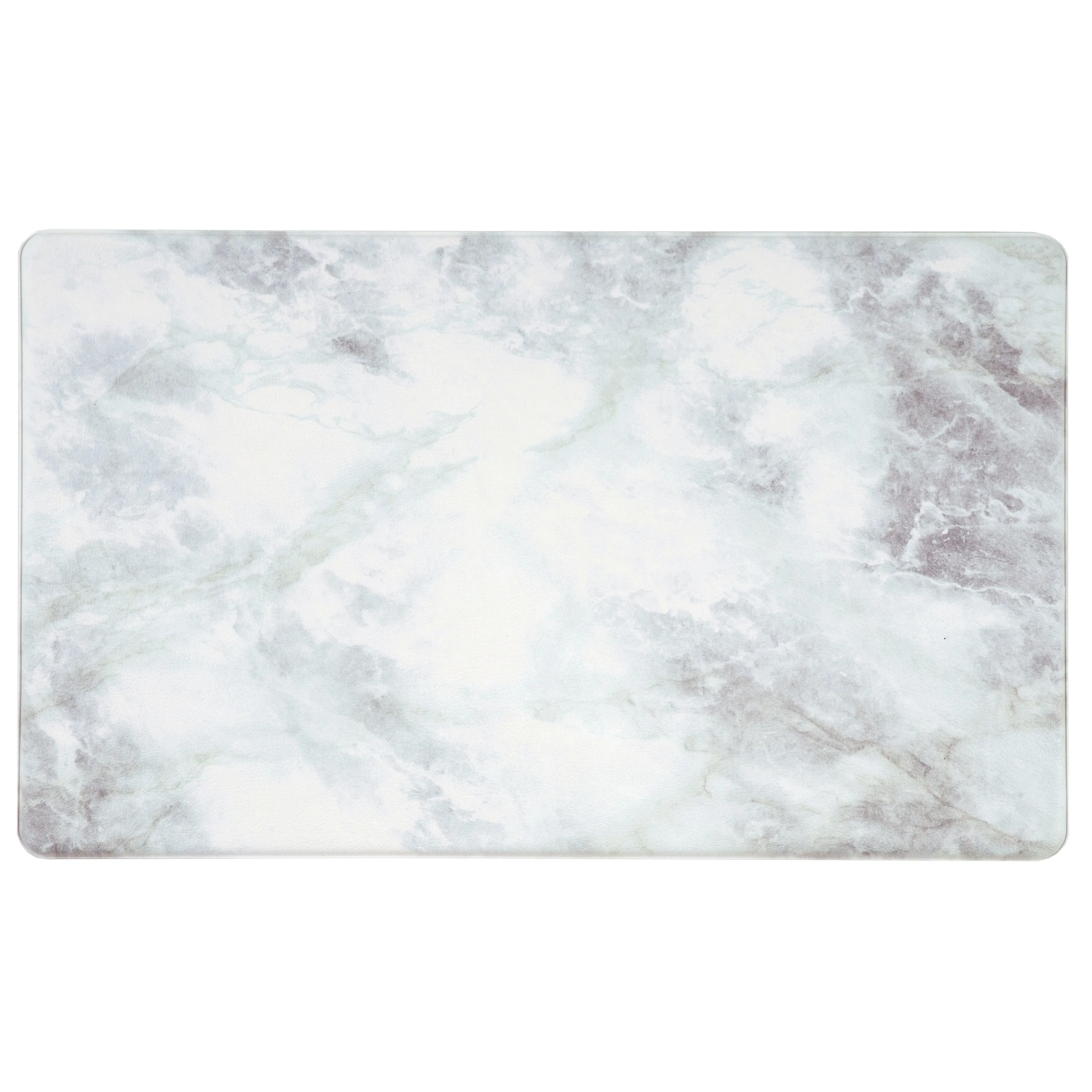 World Rug Gallery Kitchen Marble Pattern Anti Fatigue Standing Mat