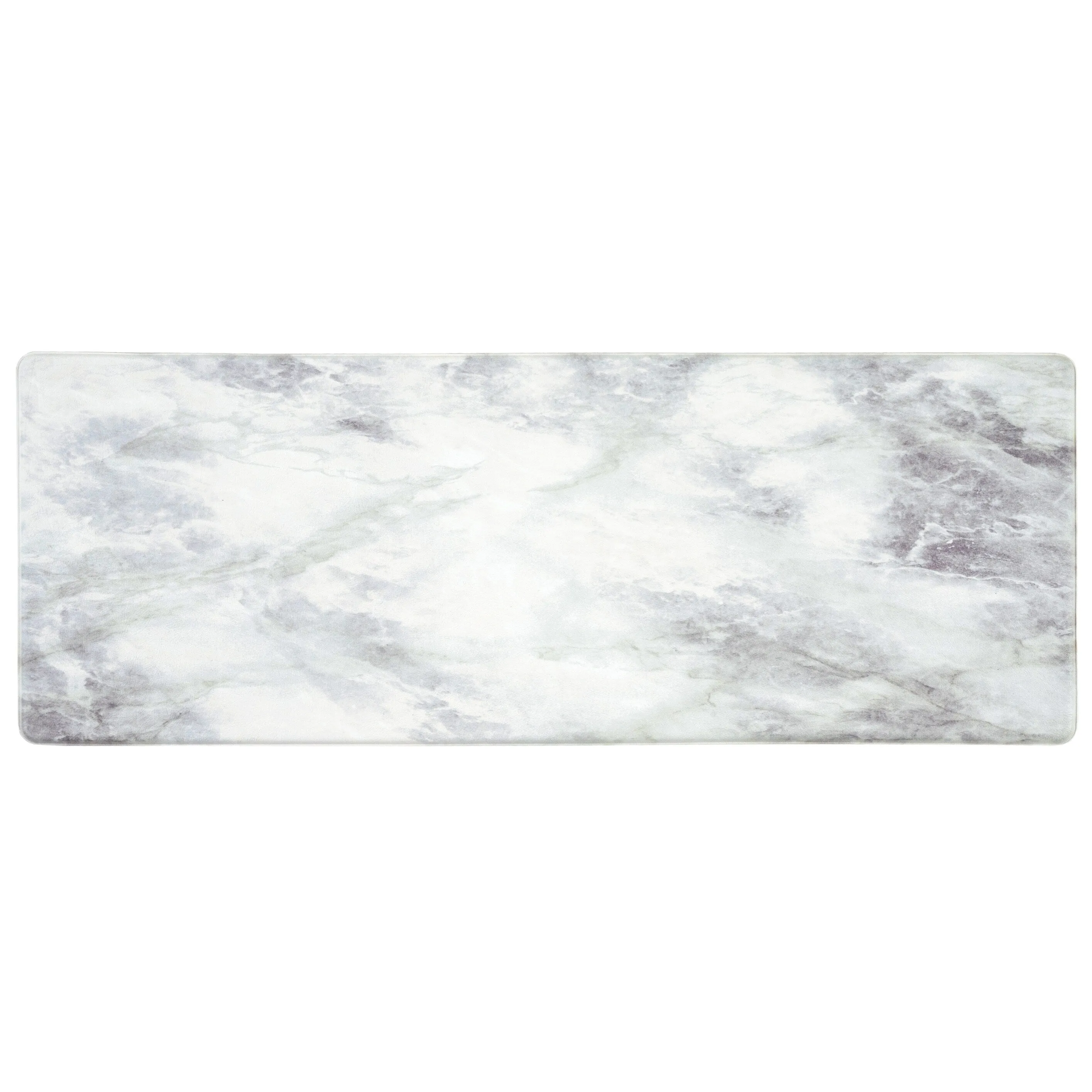 World Rug Gallery Kitchen Marble Pattern Anti Fatigue Standing Mat